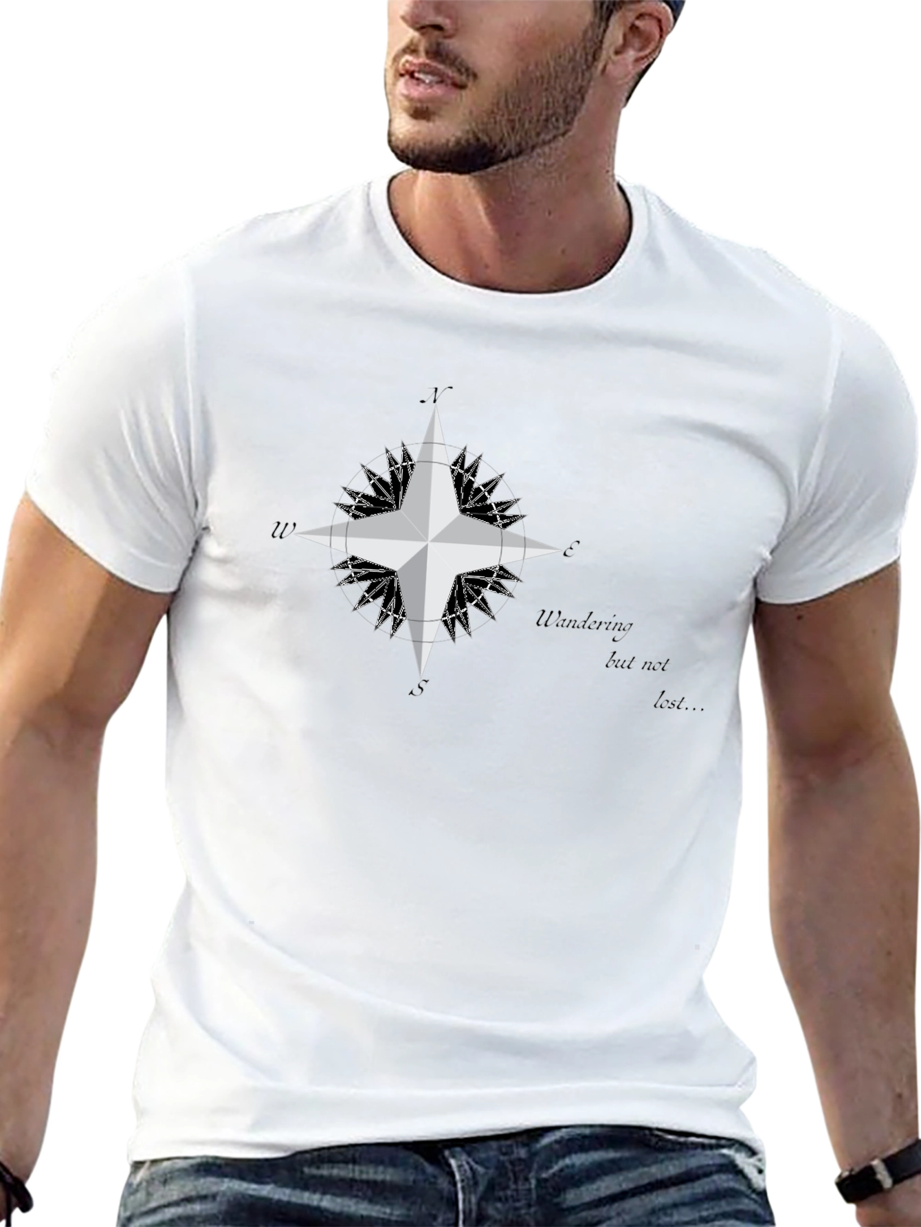 Wandering Compass Graphic T-Shirt