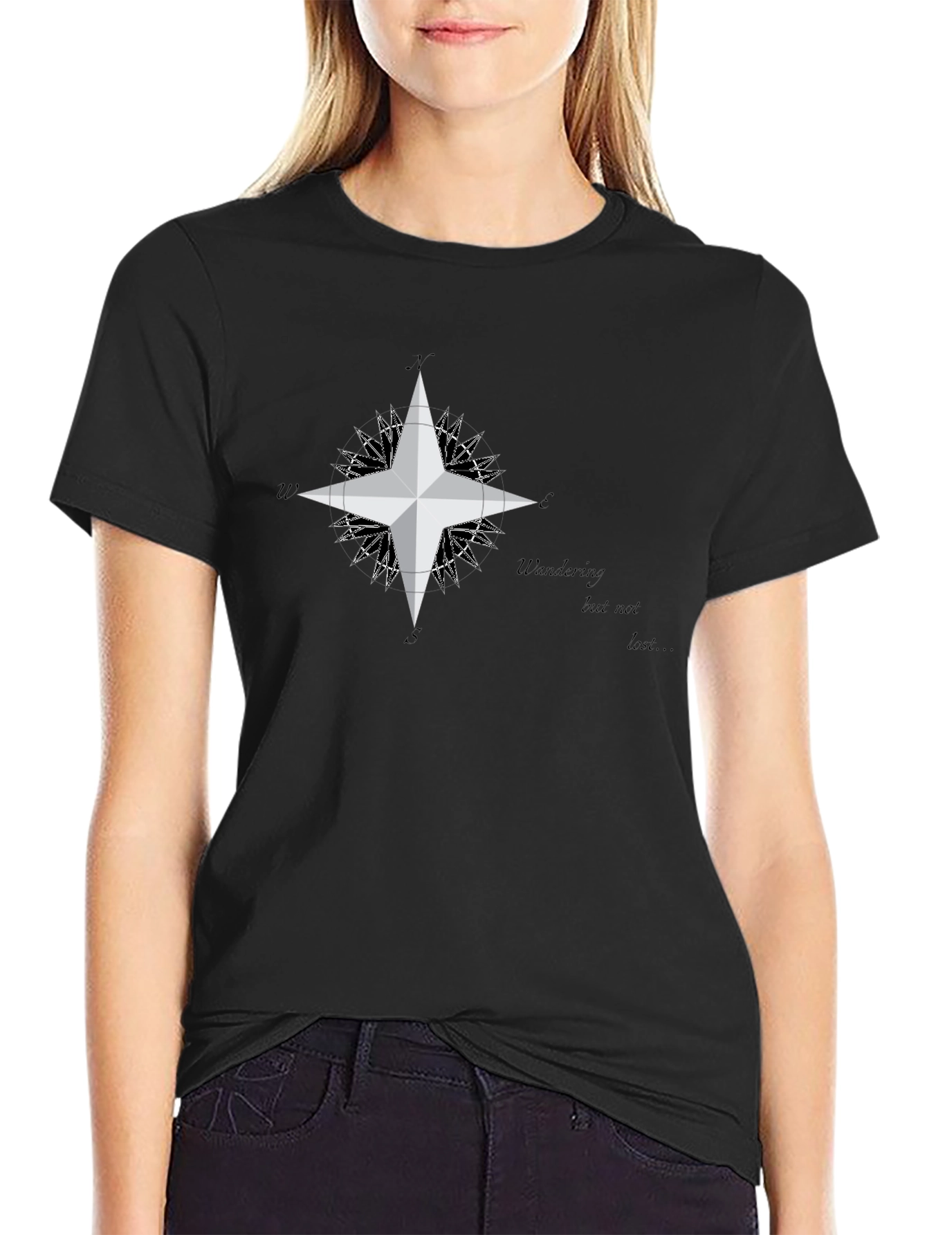 Wandering Compass Graphic T-Shirt