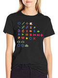 Fun Icon Graphic Print T-Shirt