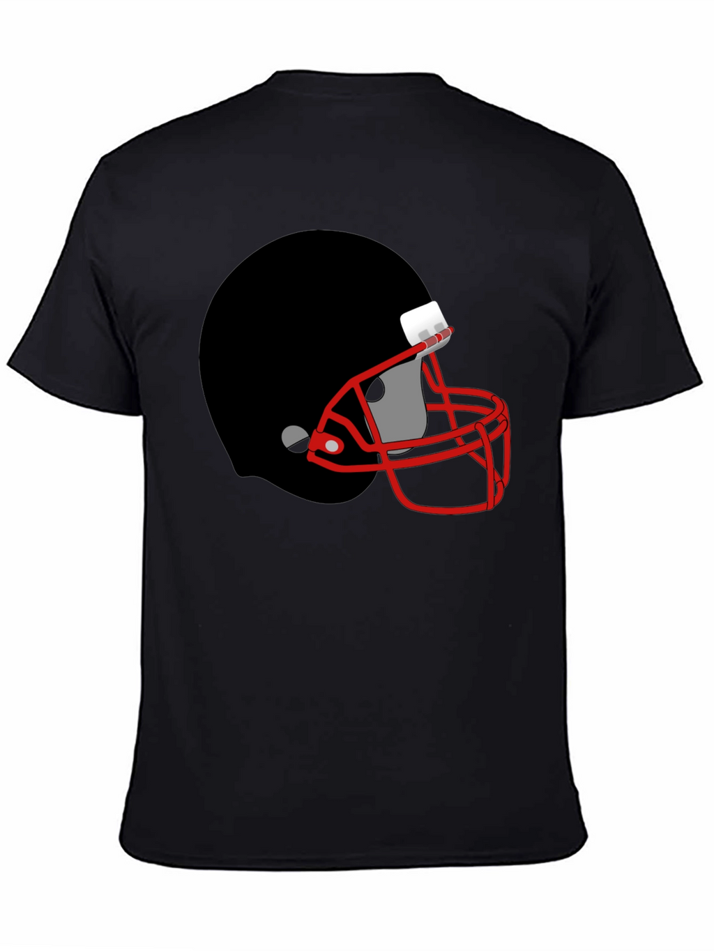 Football Helmet Graphic Tee - Sporty Style