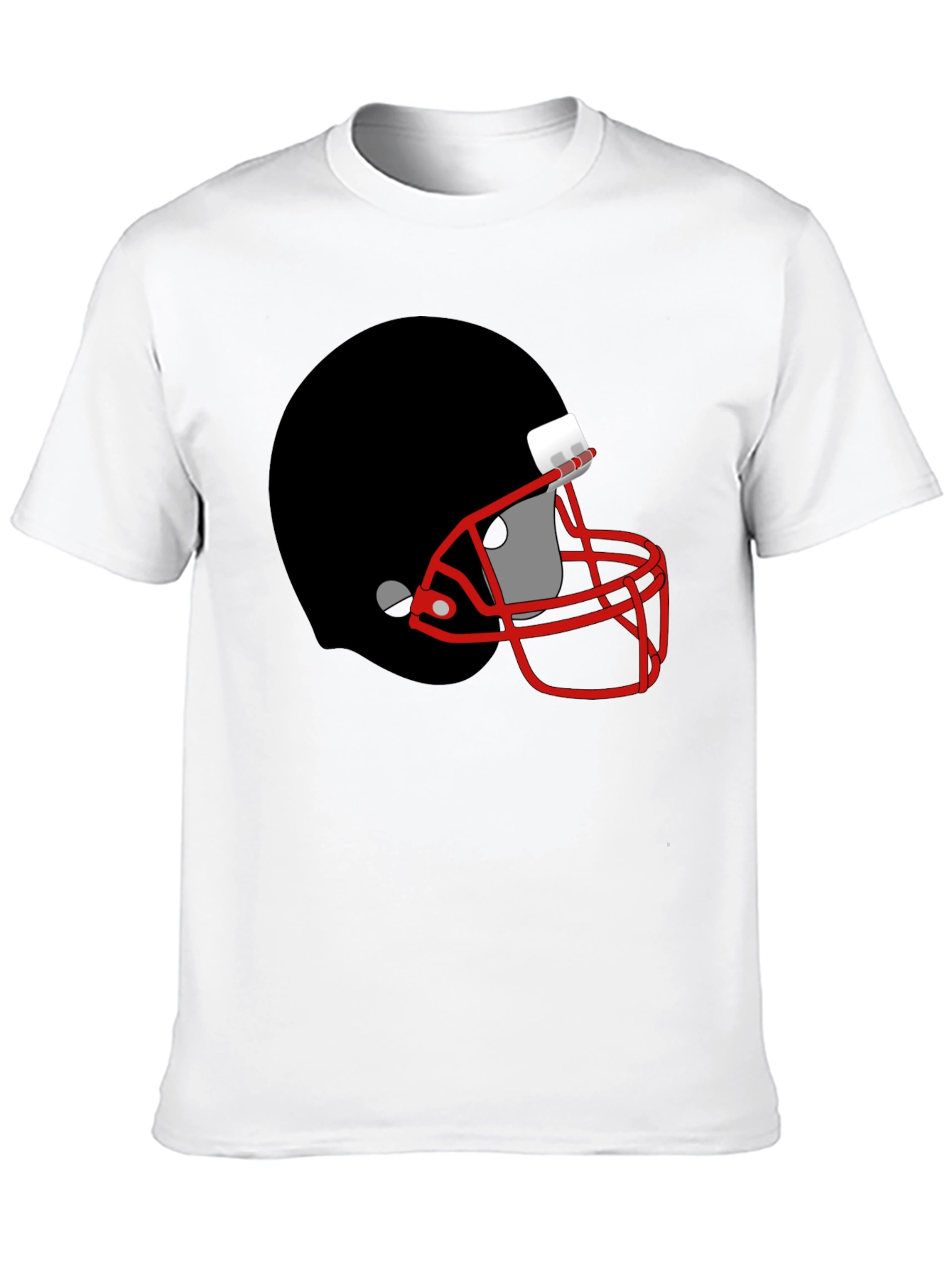 Football Helmet Graphic Tee - Sporty Style
