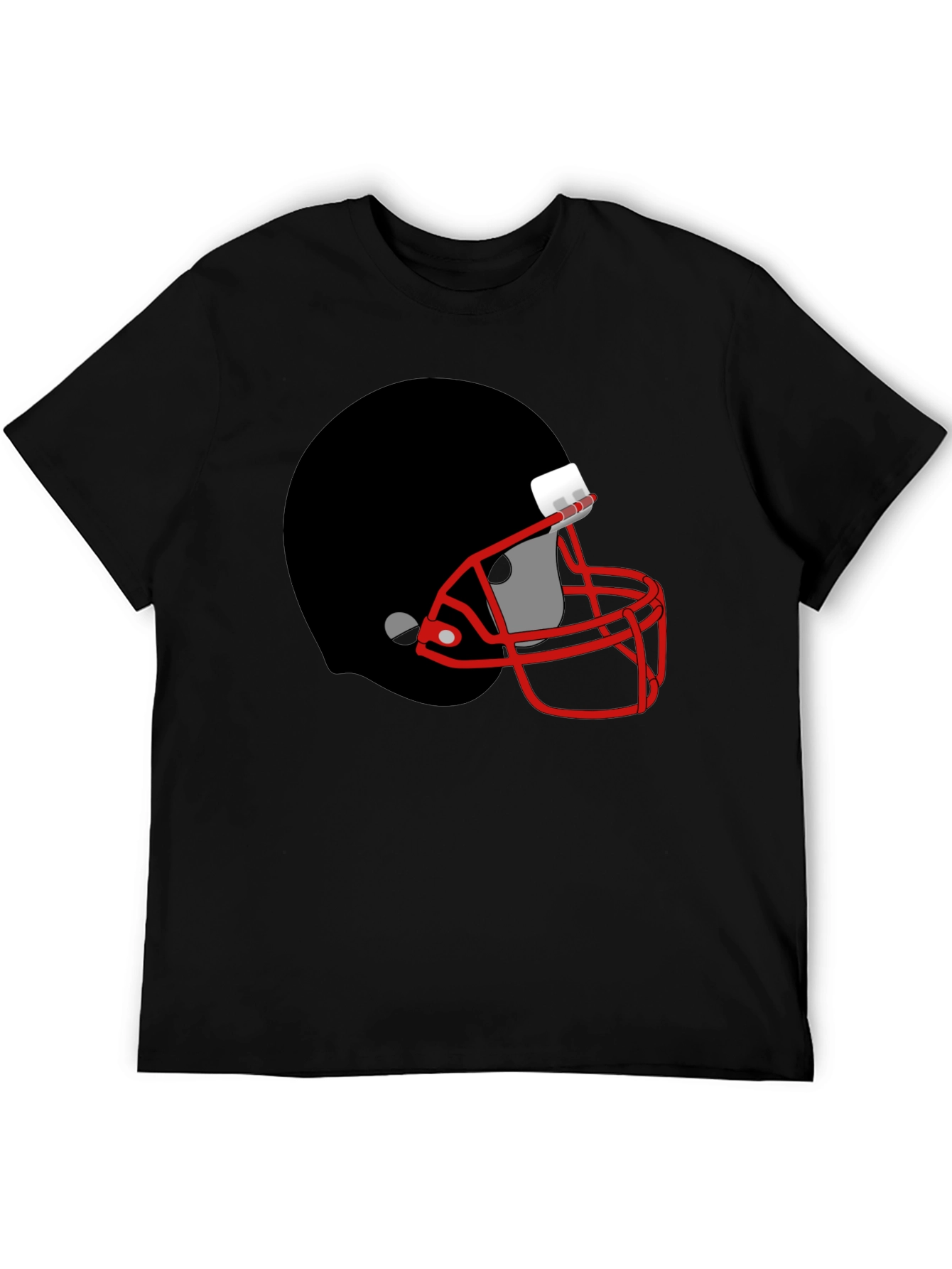 Football Helmet Graphic Tee - Sporty Style