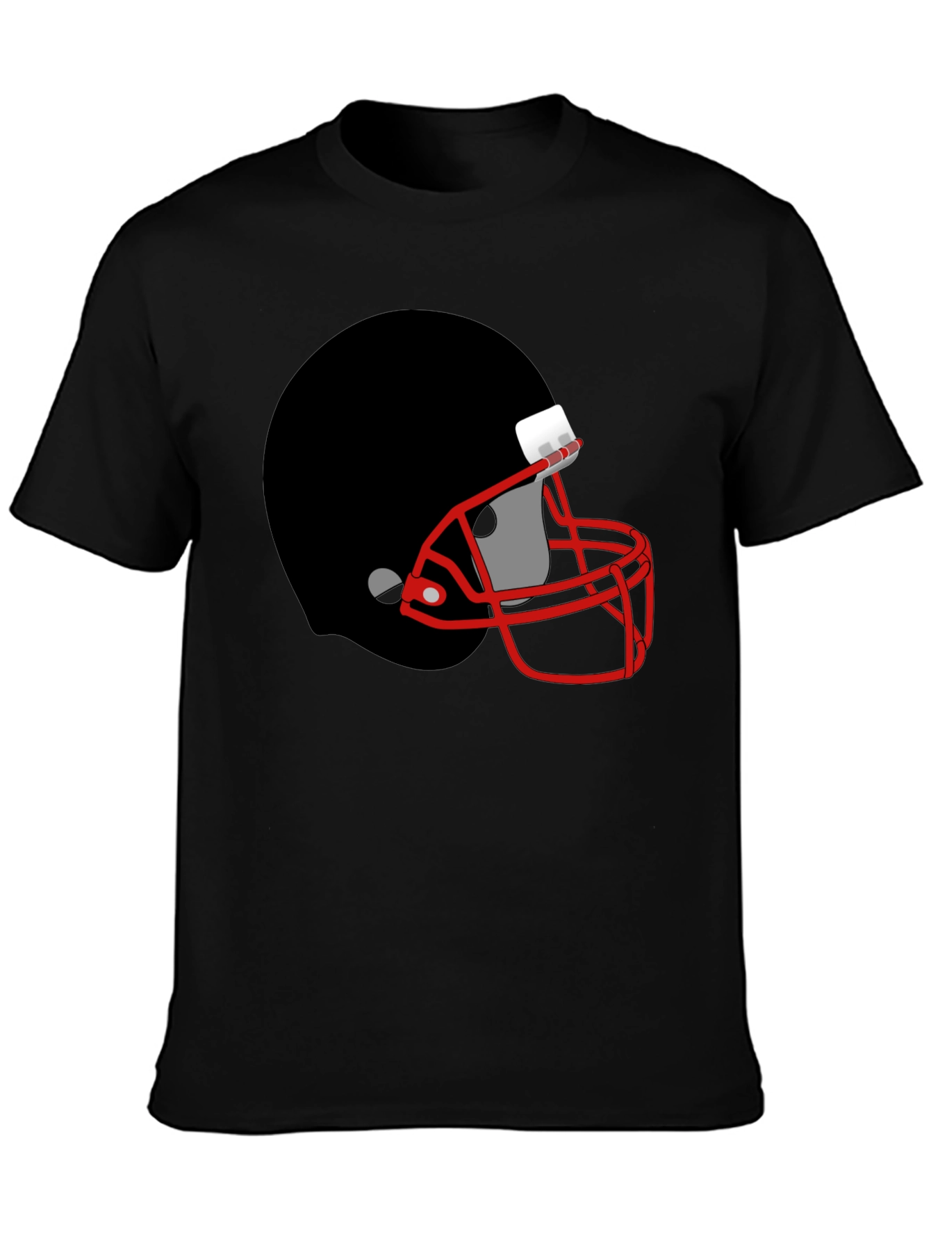 Football Helmet Graphic Tee - Sporty Style