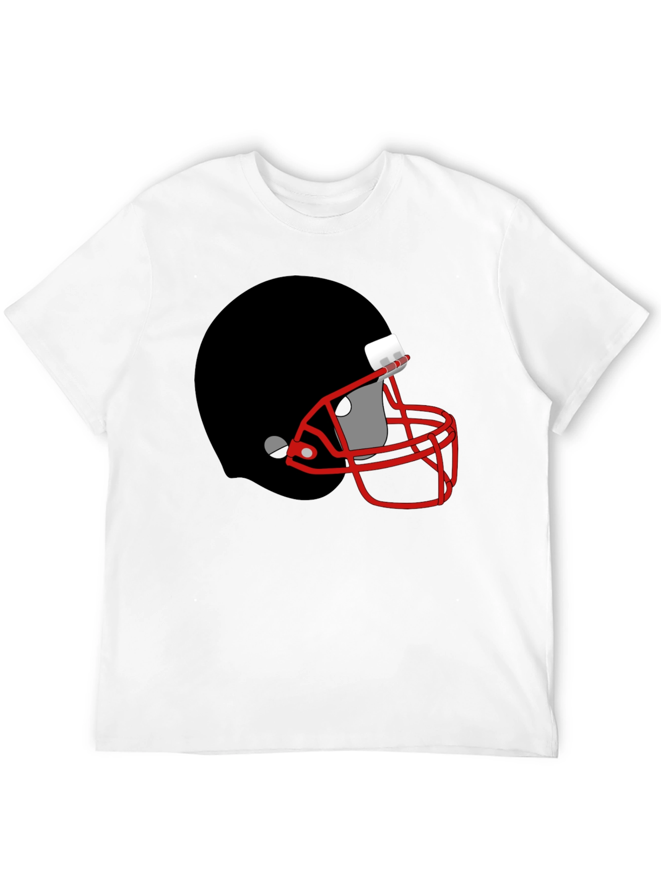 Football Helmet Graphic Tee - Sporty Style