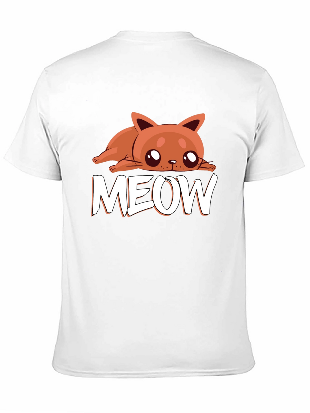 Meow Cat Graphic Tee - Cute Kitten Lover T-Shirt