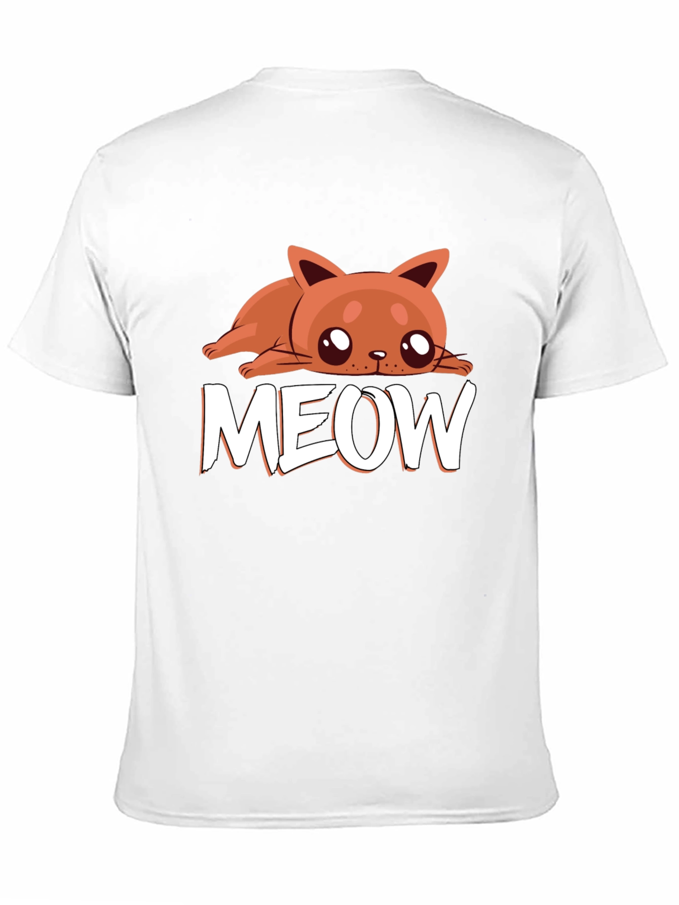Meow Cat Graphic Tee - Cute Kitten Lover T-Shirt