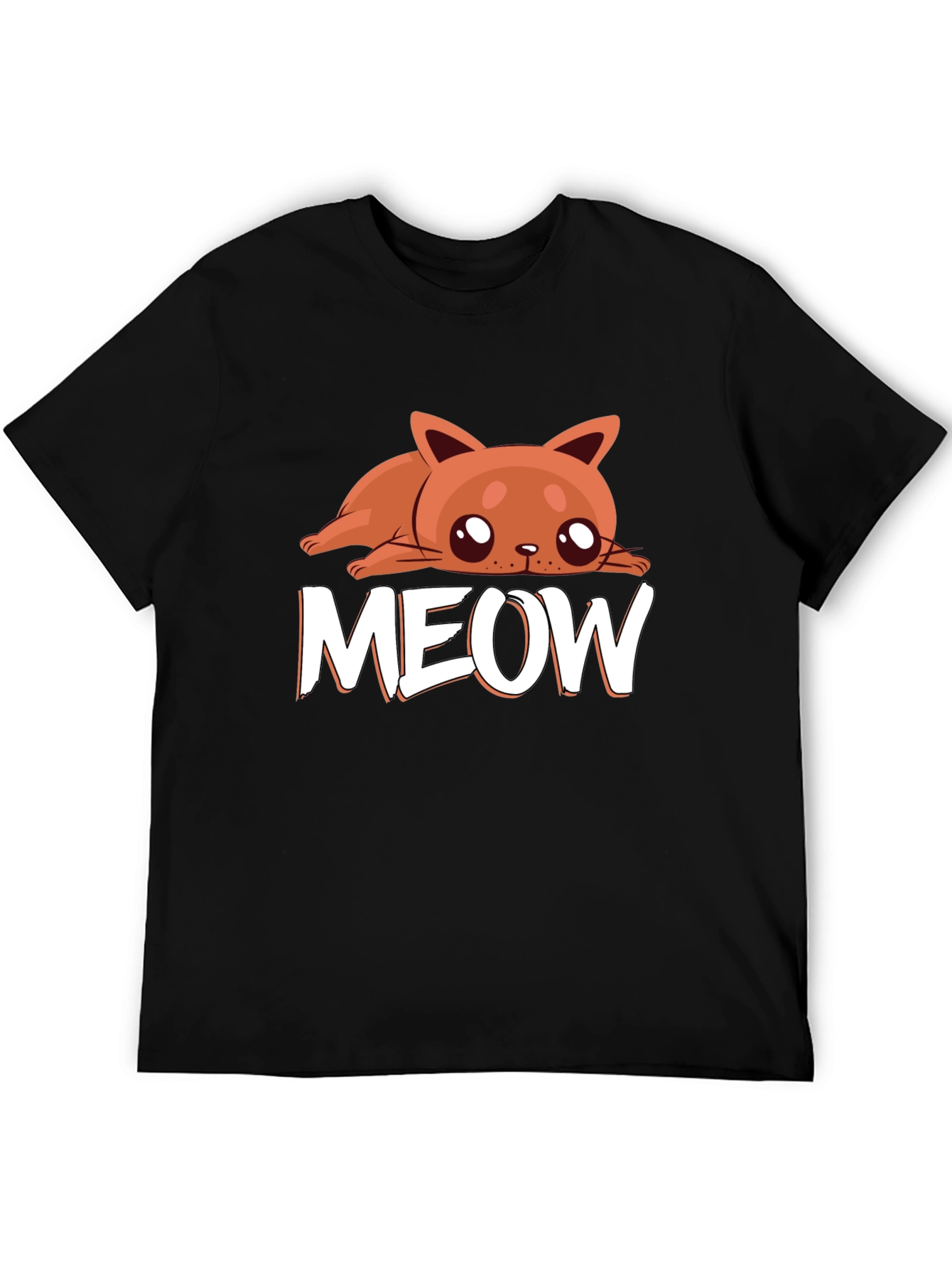 Meow Cat Graphic Tee - Cute Kitten Lover T-Shirt