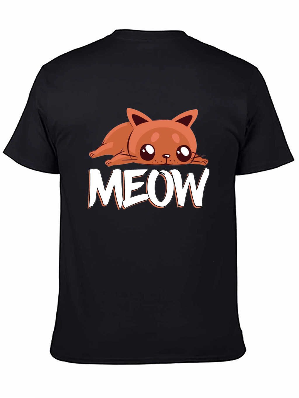 Meow Cat Graphic Tee - Cute Kitten Lover T-Shirt