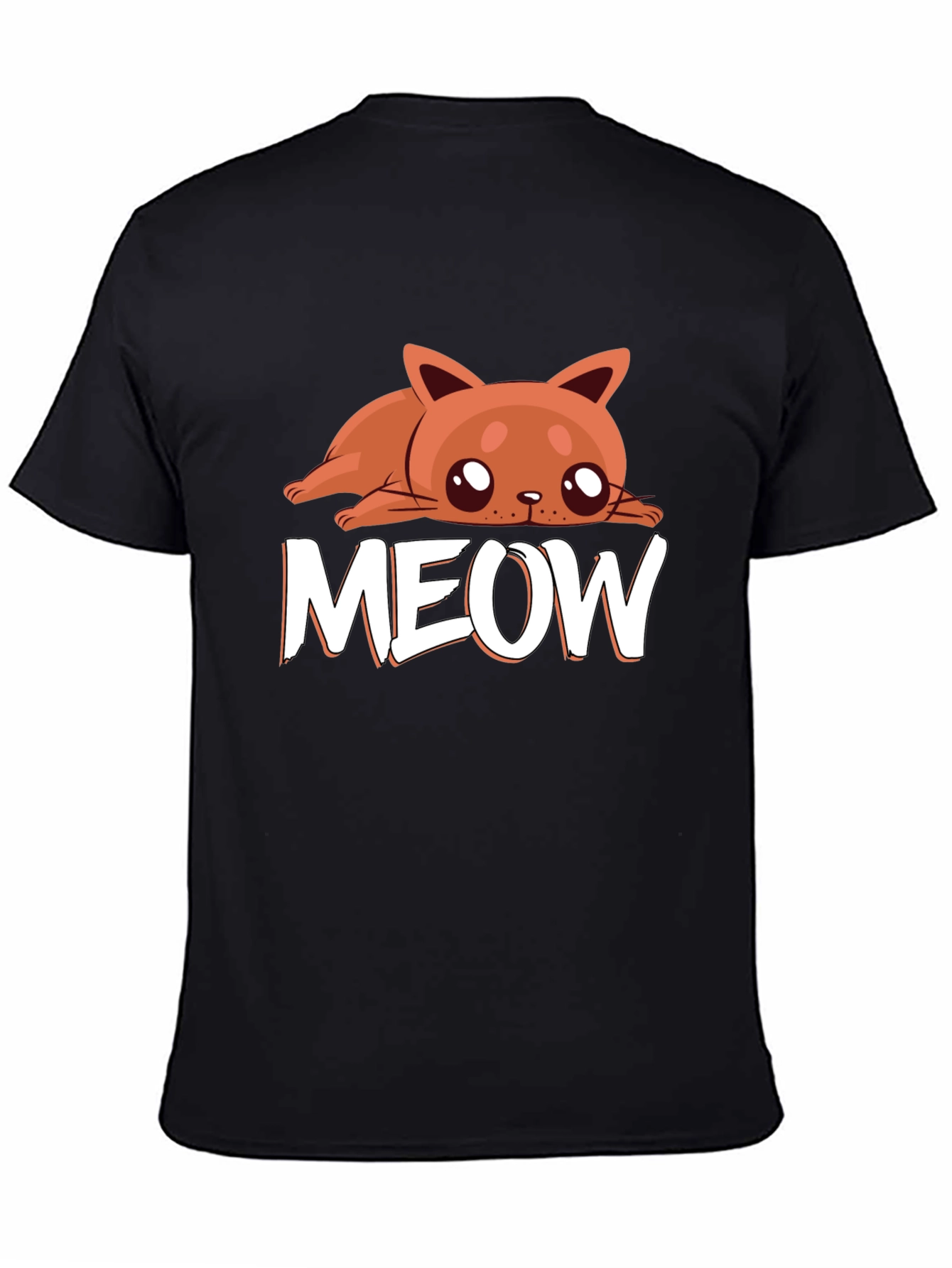 Meow Cat Graphic Tee - Cute Kitten Lover T-Shirt