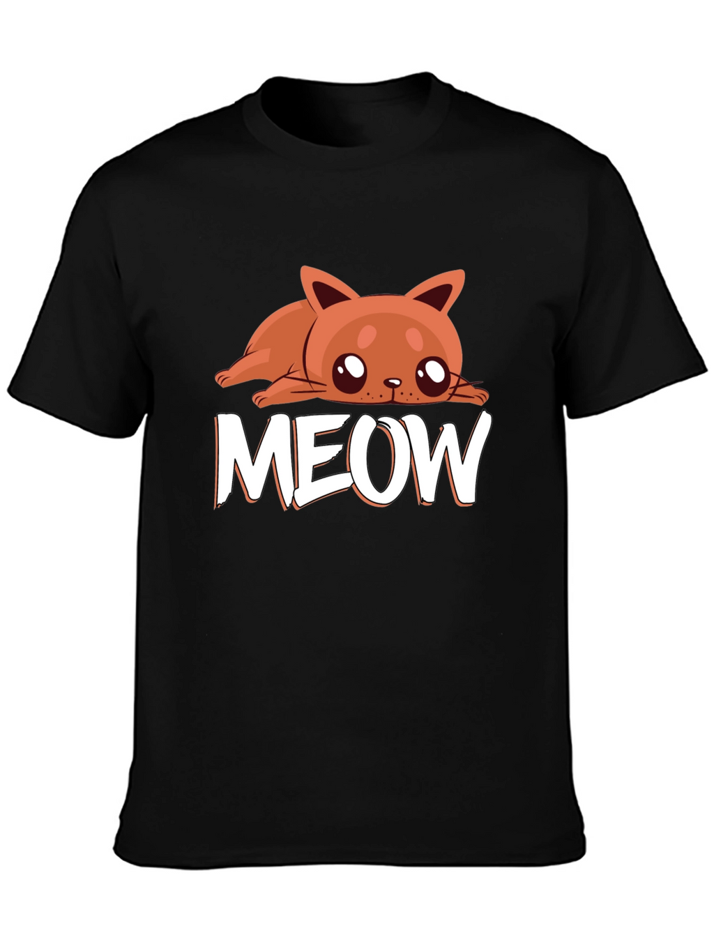 Meow Cat Graphic Tee - Cute Kitten Lover T-Shirt