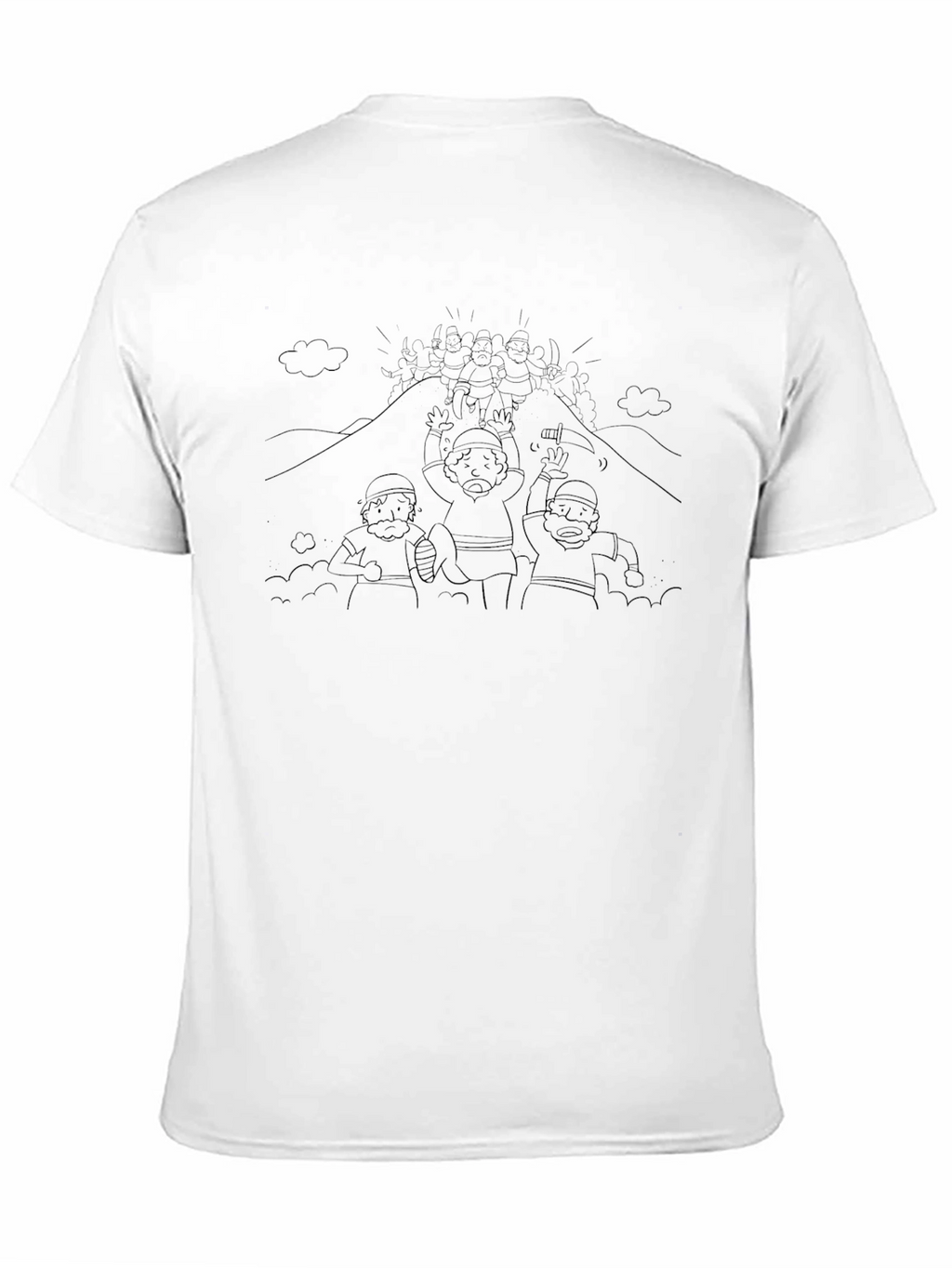 Black Graphic Tee - Exodus Theme