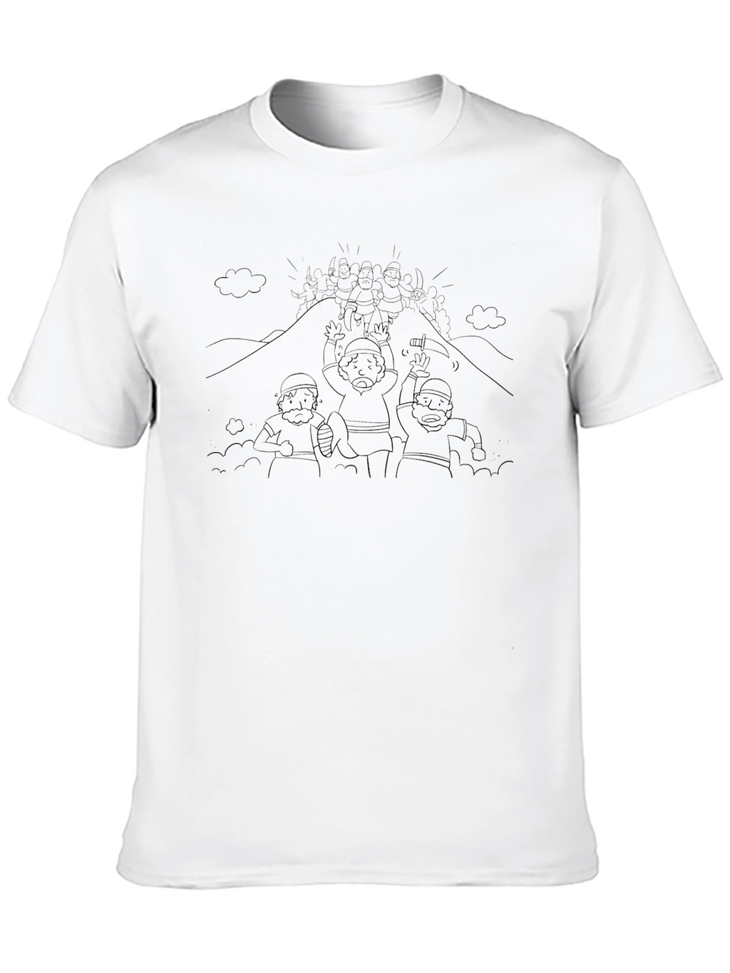Black Graphic Tee - Exodus Theme