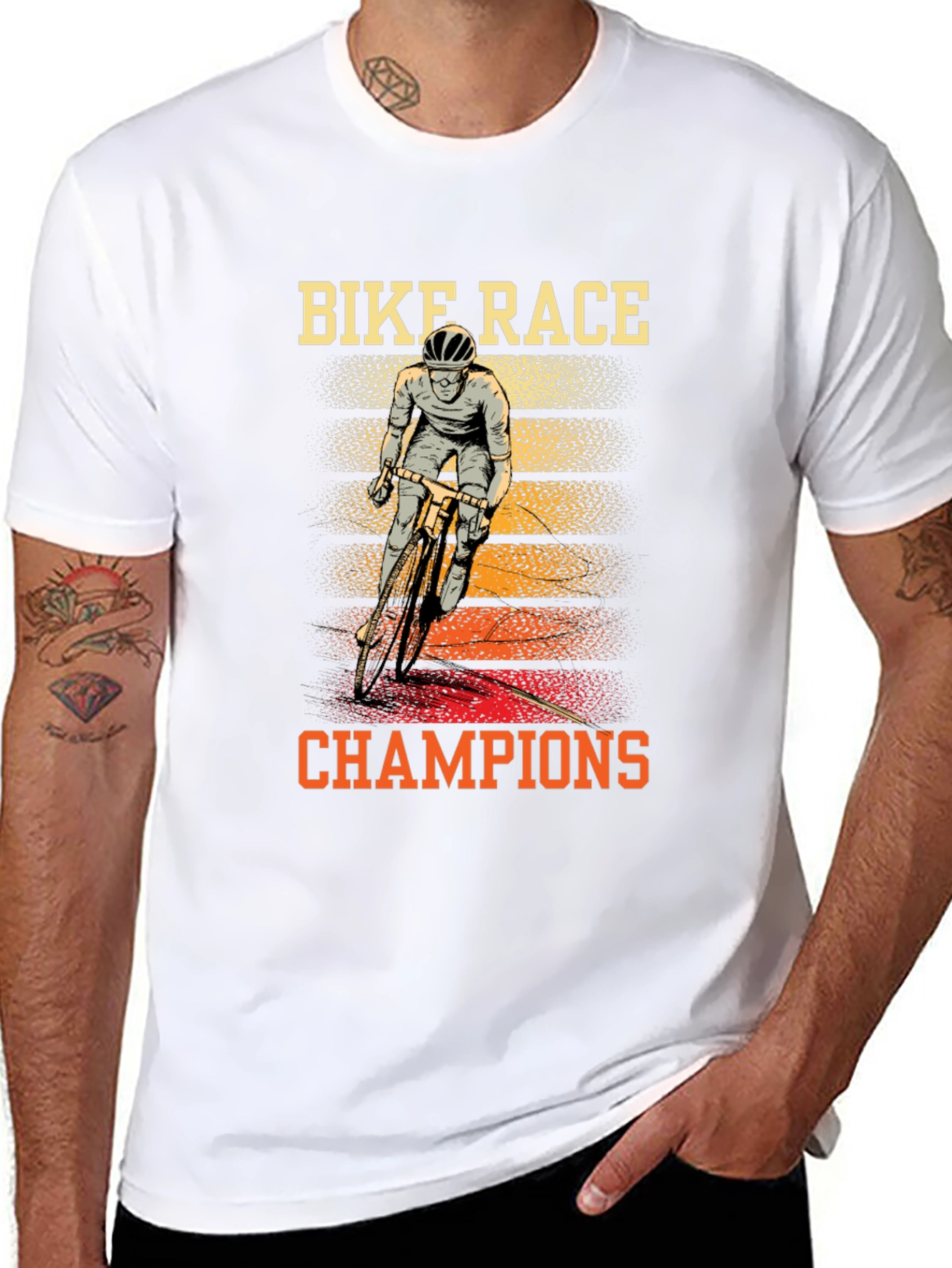 Bike Race Champions Graphic T-Shirt
