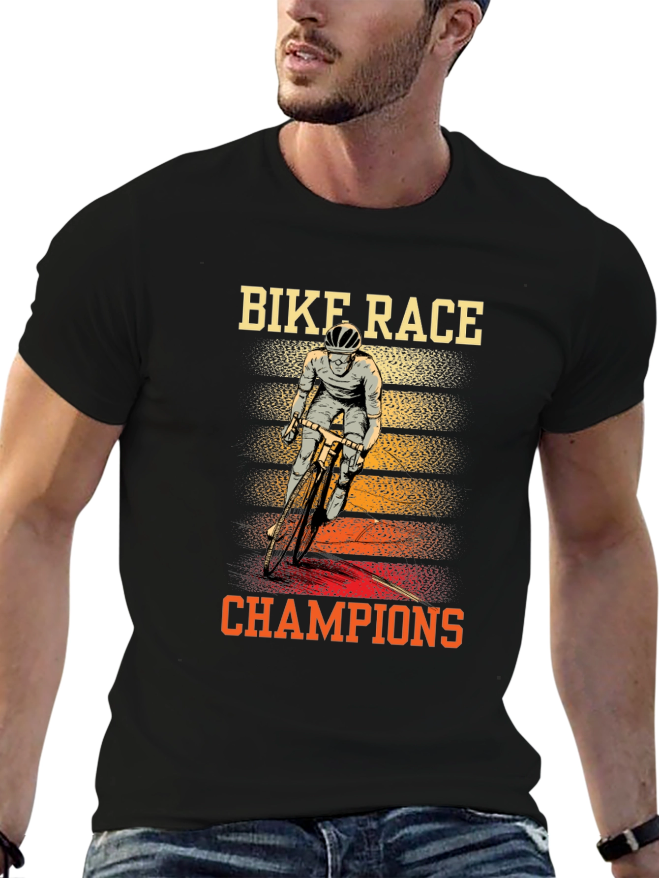 Bike Race Champions Graphic T-Shirt