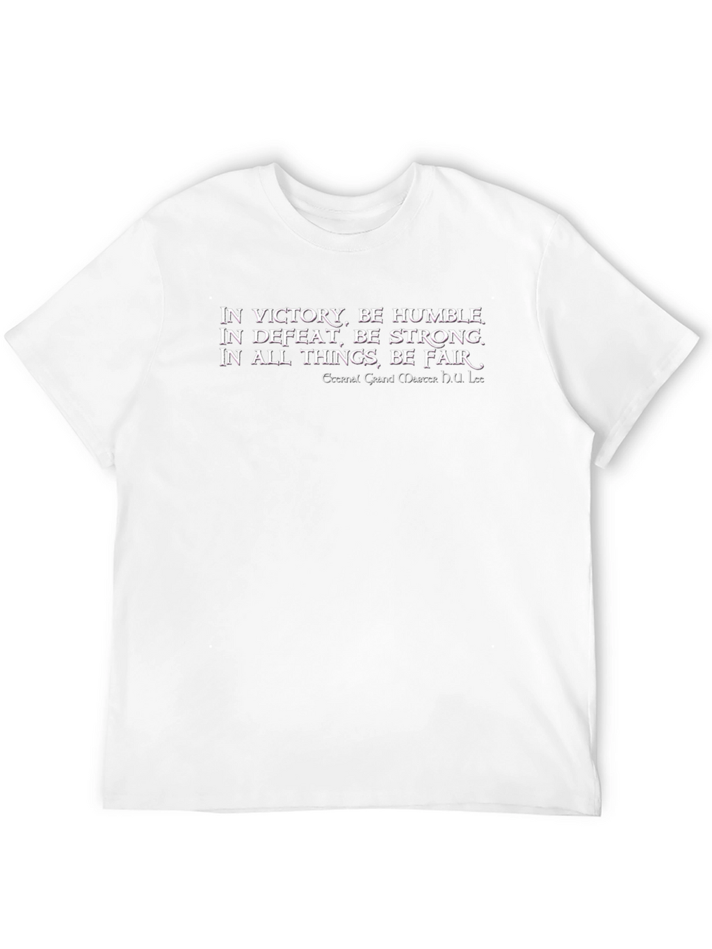 In Victory Be Humble Black T-Shirt