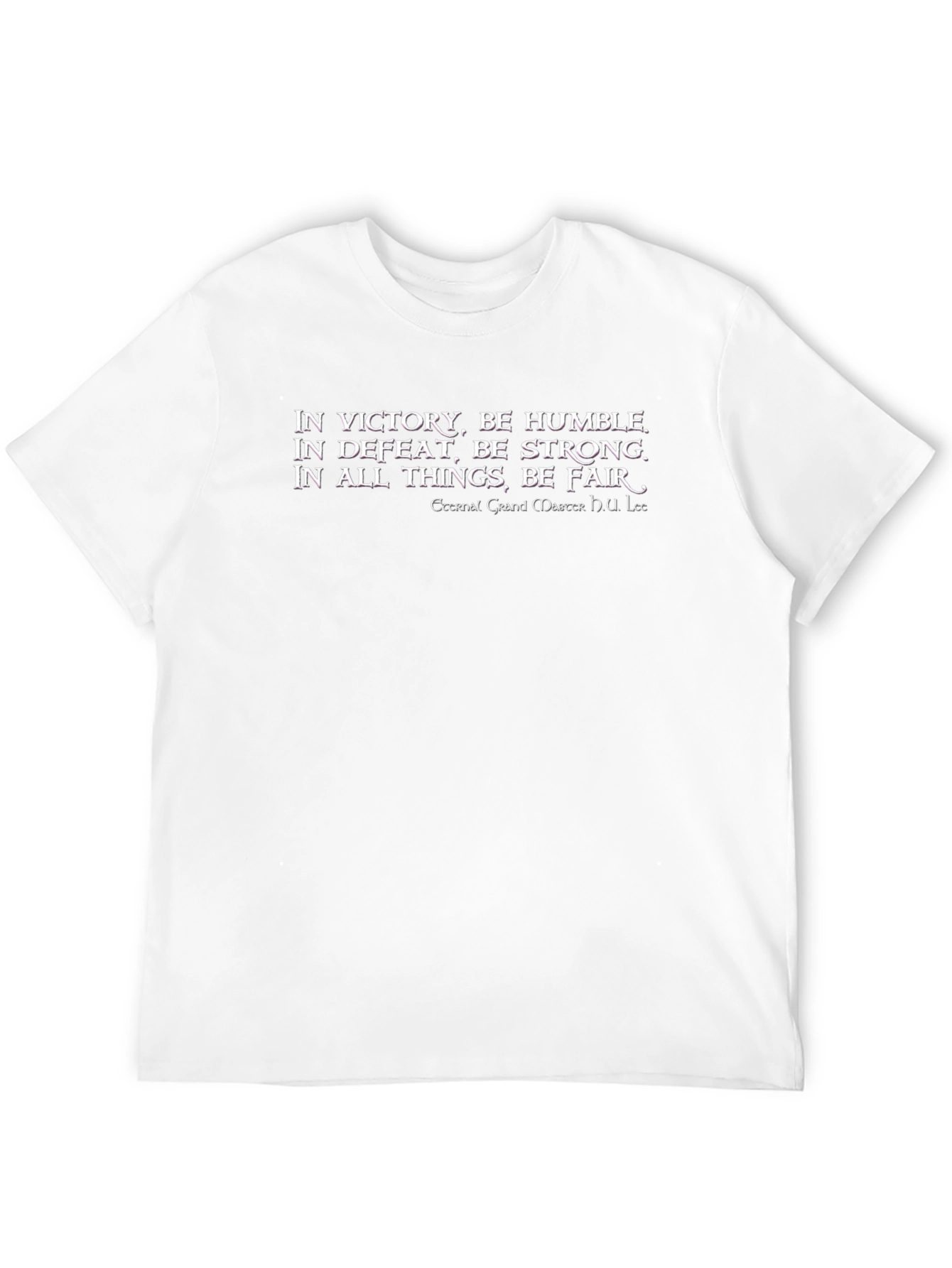 In Victory Be Humble Black T-Shirt