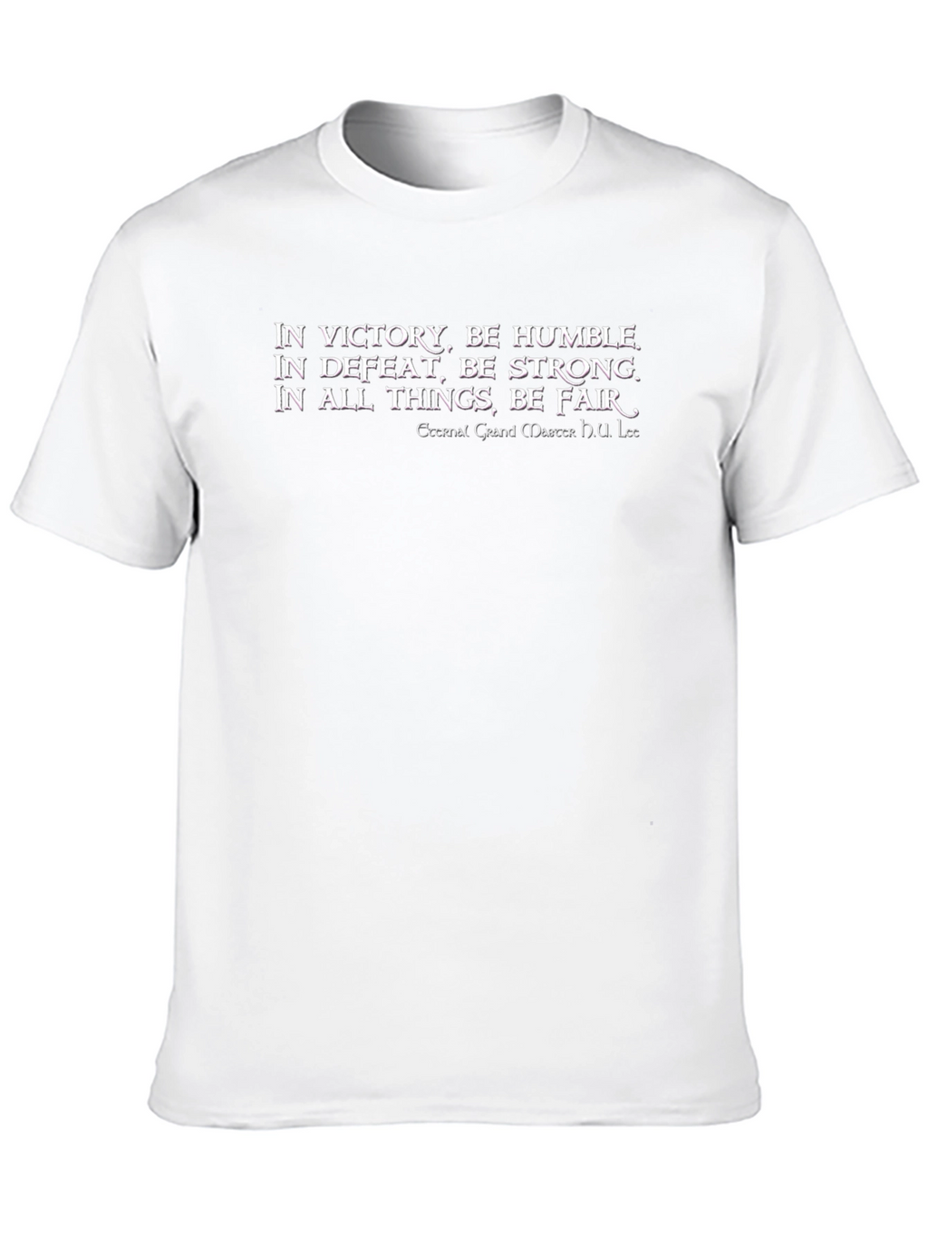 In Victory Be Humble Black T-Shirt
