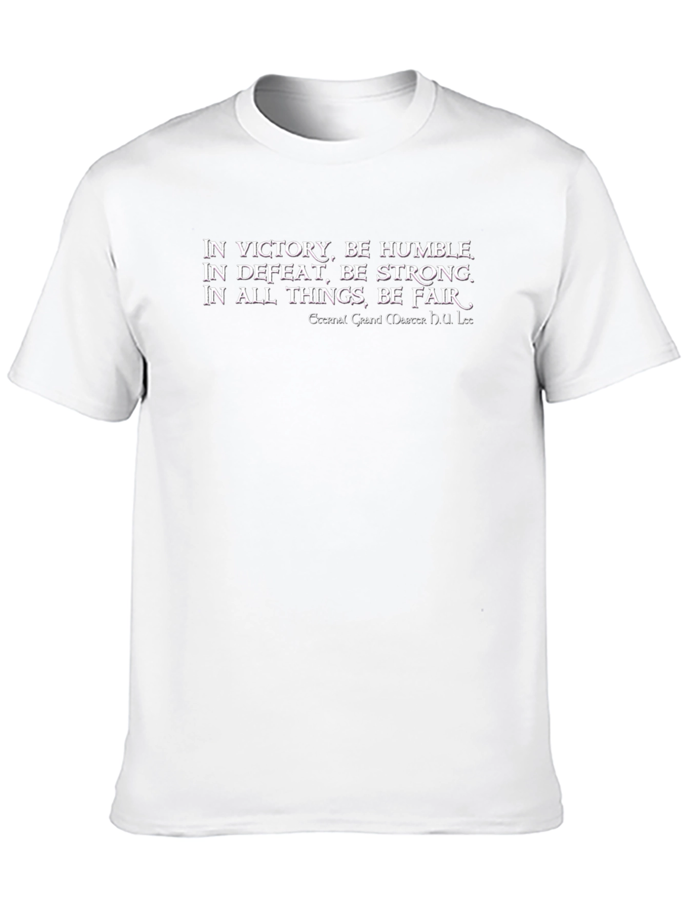 In Victory Be Humble Black T-Shirt