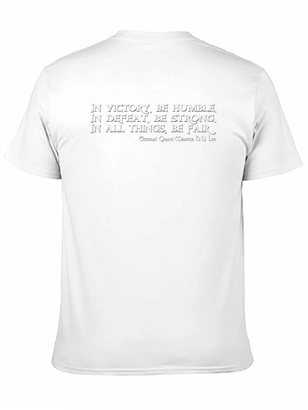 In Victory Be Humble Black T-Shirt
