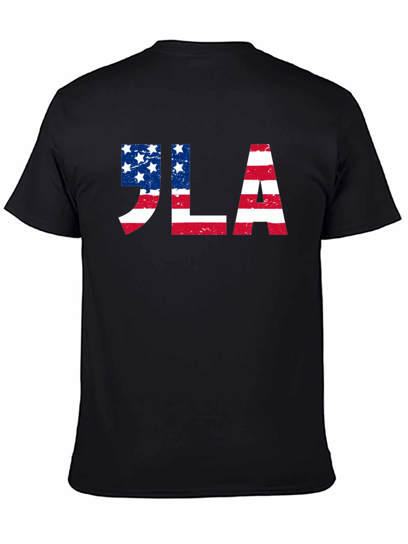 JLA American Flag Graphic Tee - Patriotic Design