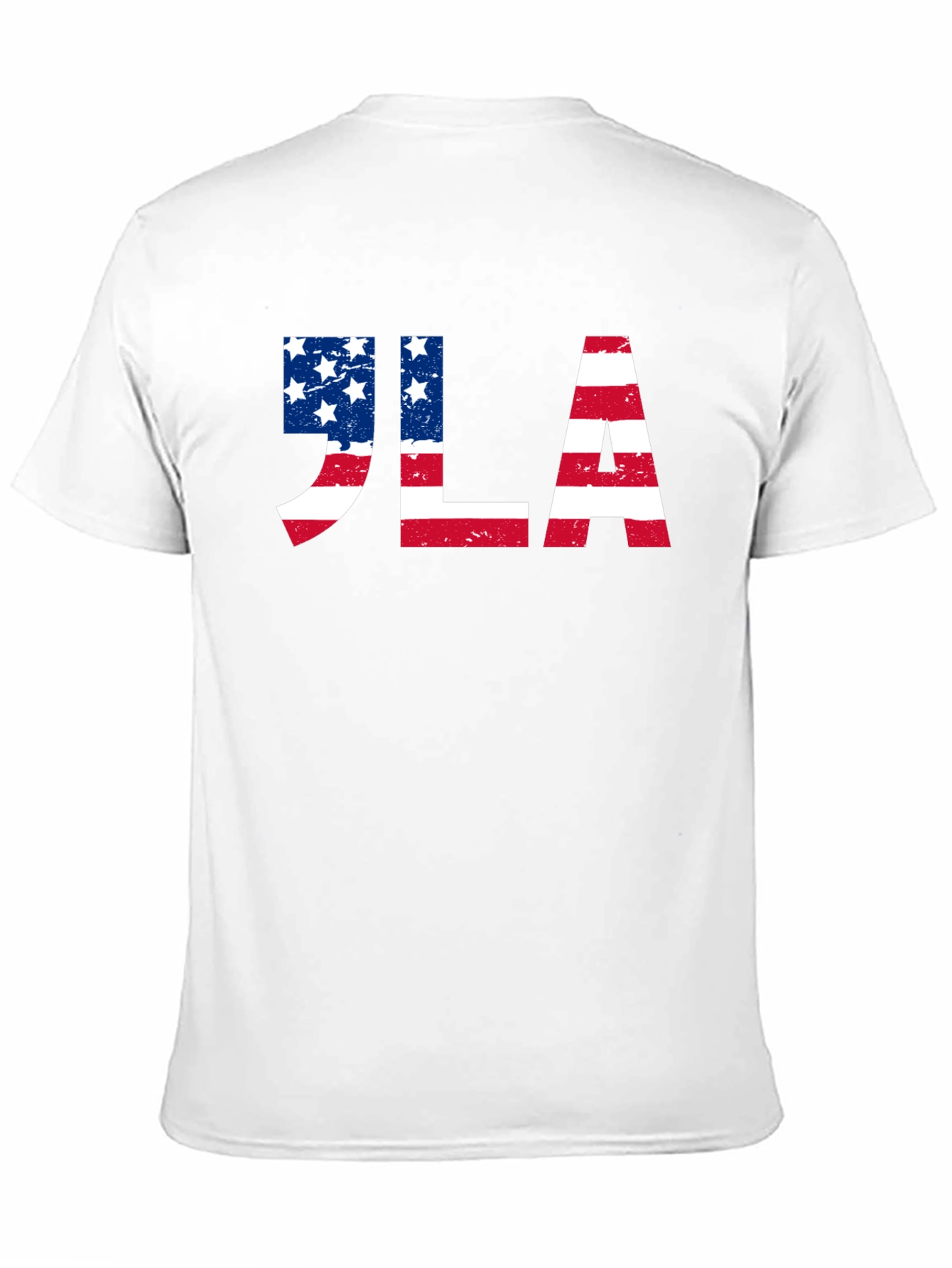 JLA American Flag Graphic Tee - Patriotic Design