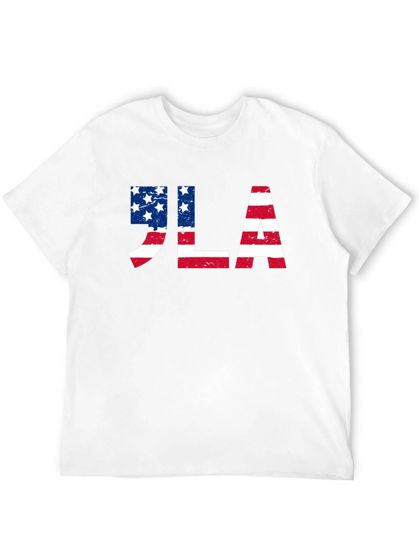 JLA American Flag Graphic Tee - Patriotic Design