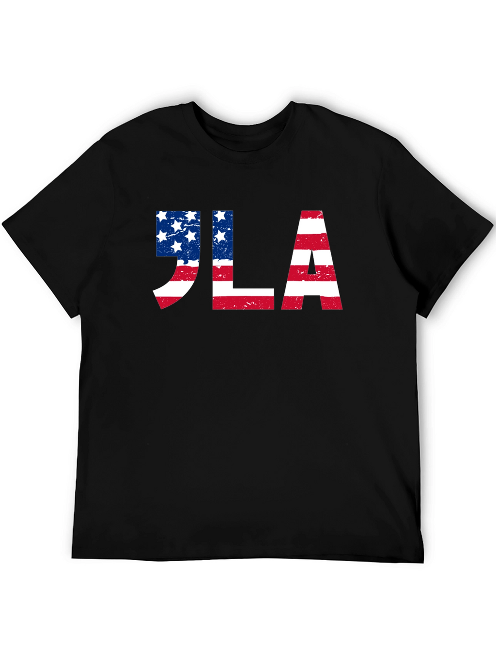 JLA American Flag Graphic Tee - Patriotic Design
