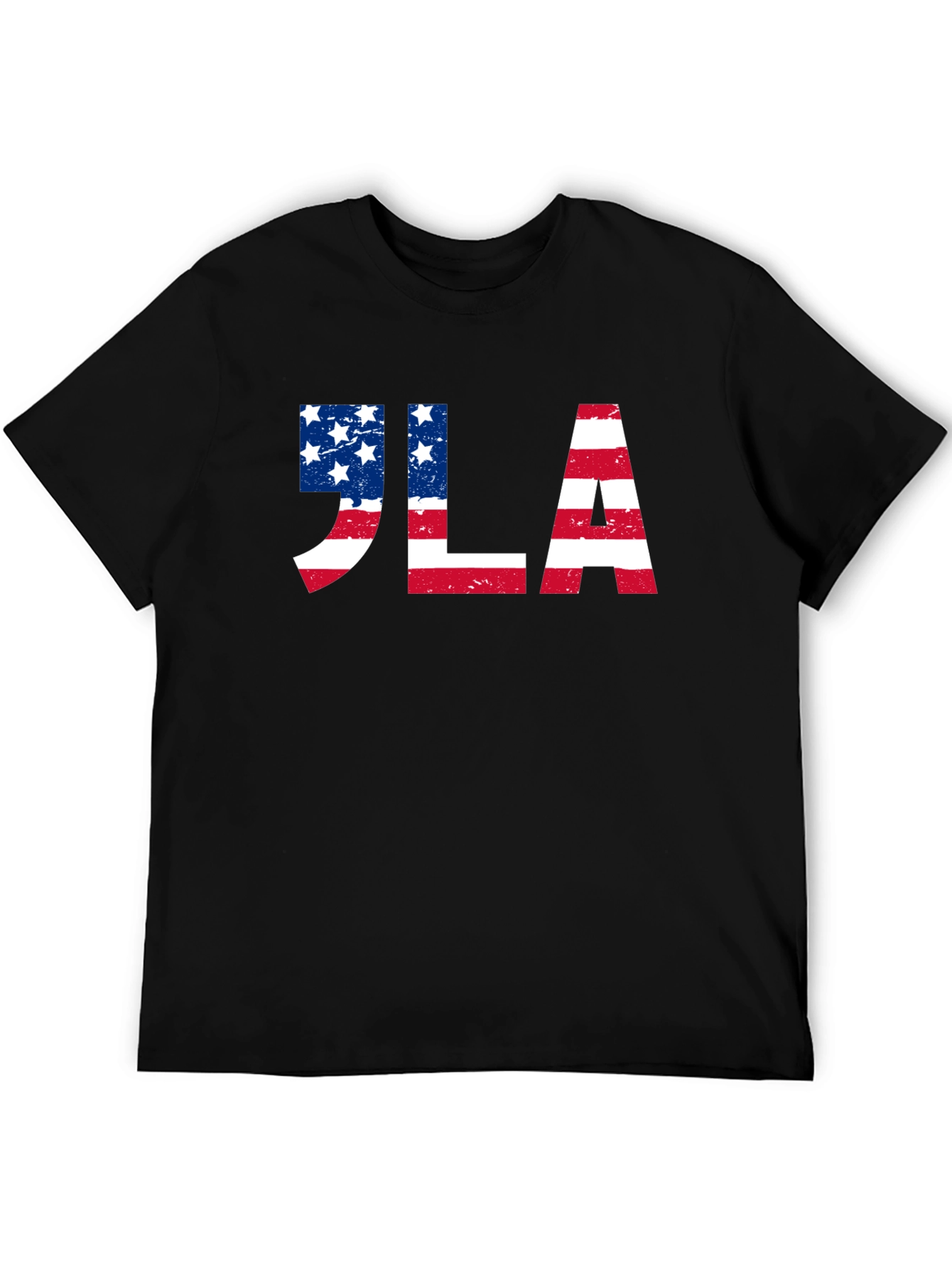 JLA American Flag Graphic Tee - Patriotic Design