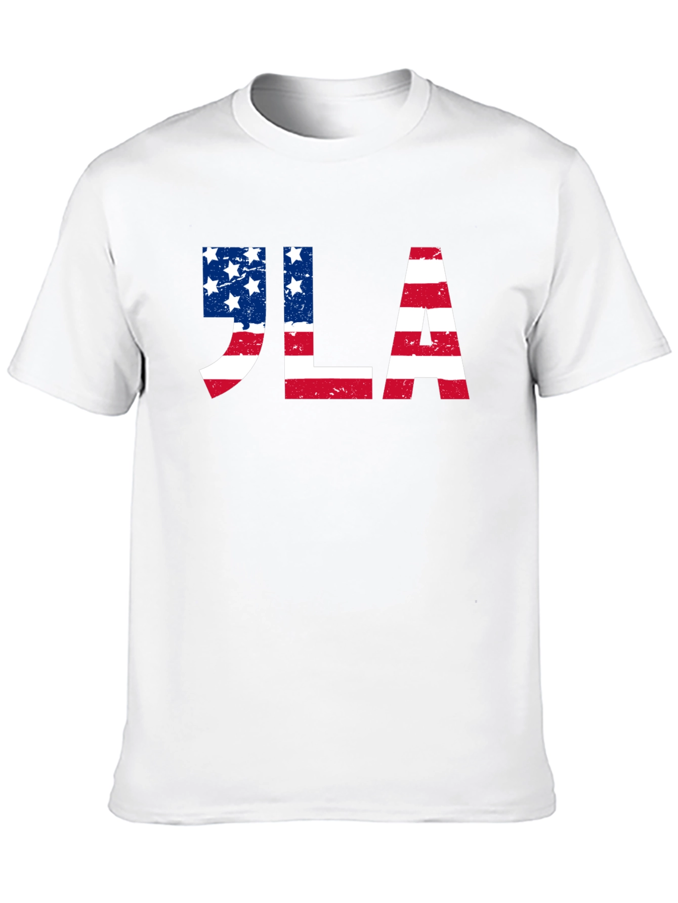 JLA American Flag Graphic Tee - Patriotic Design