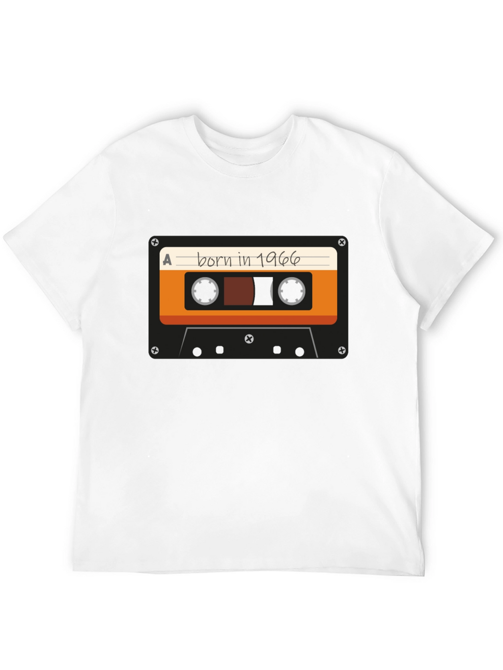 Born in 1966 Cassette Tape Graphic T-Shirt