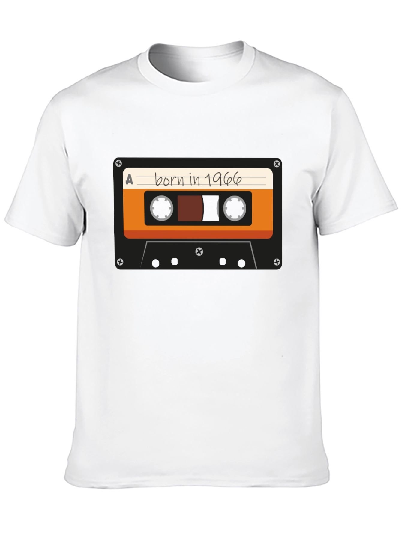 Born in 1966 Cassette Tape Graphic T-Shirt