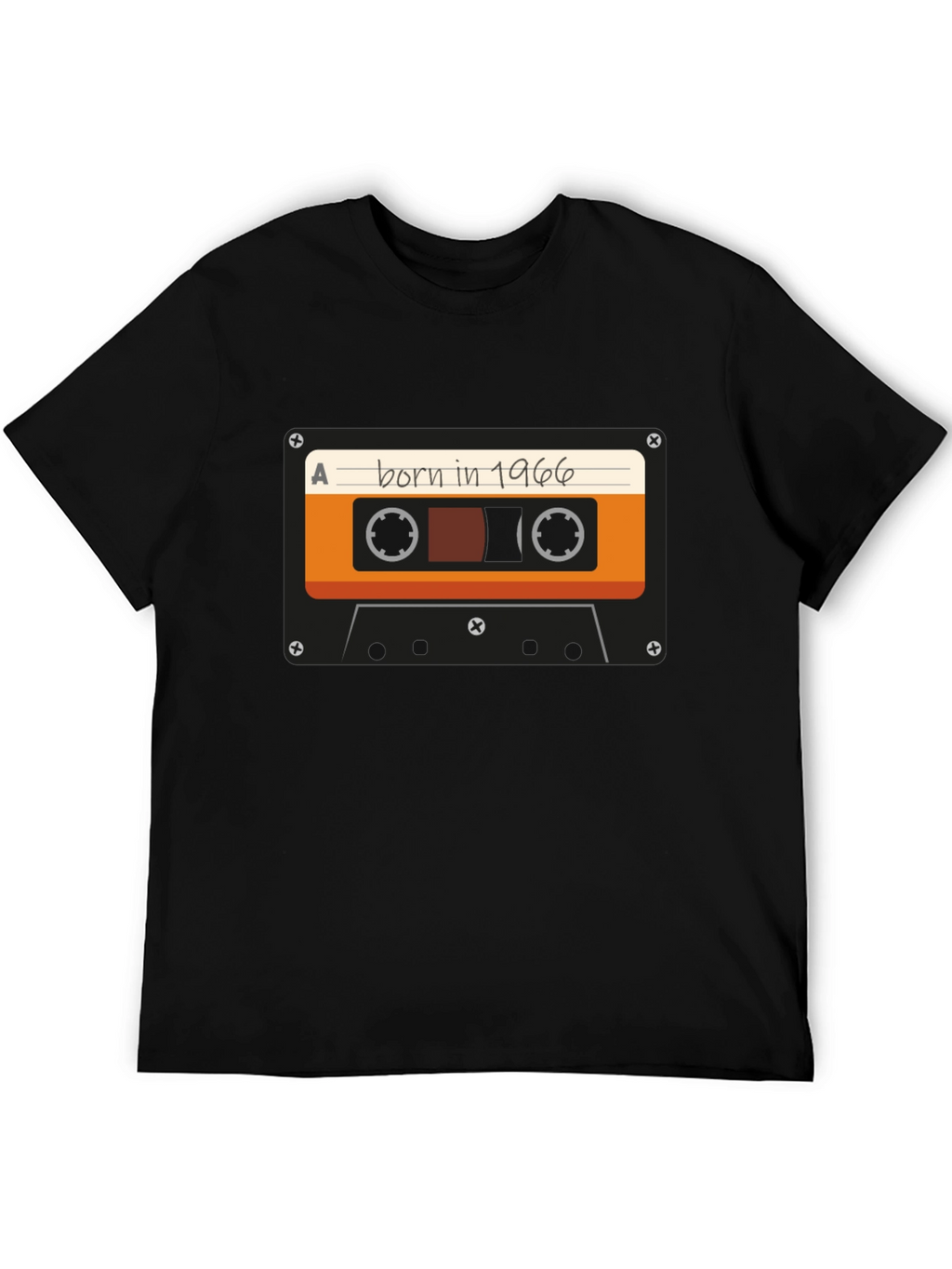 Born in 1966 Cassette Tape Graphic T-Shirt
