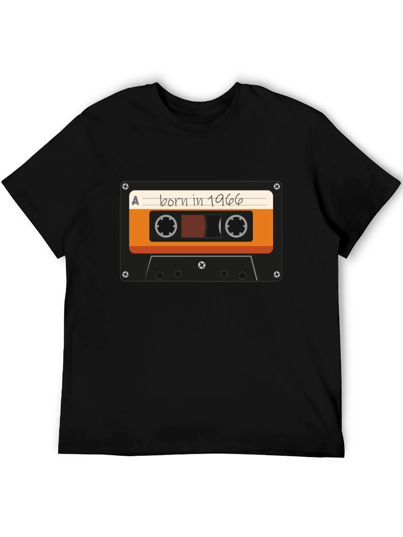 Born in 1966 Cassette Tape Graphic T-Shirt