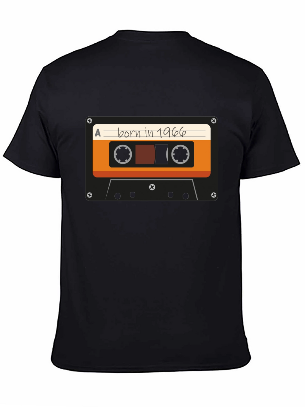 Born in 1966 Cassette Tape Graphic T-Shirt