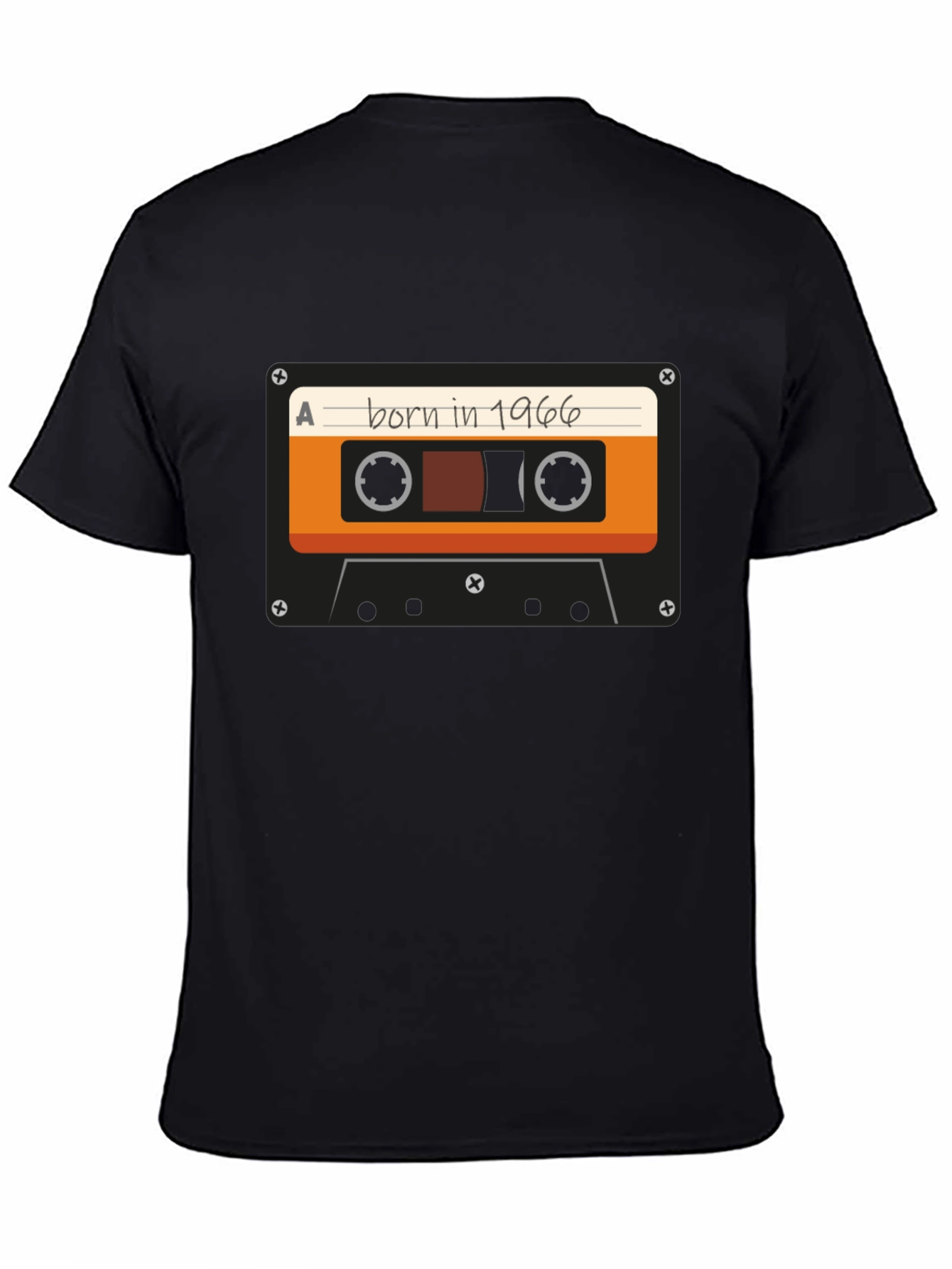 Born in 1966 Cassette Tape Graphic T-Shirt