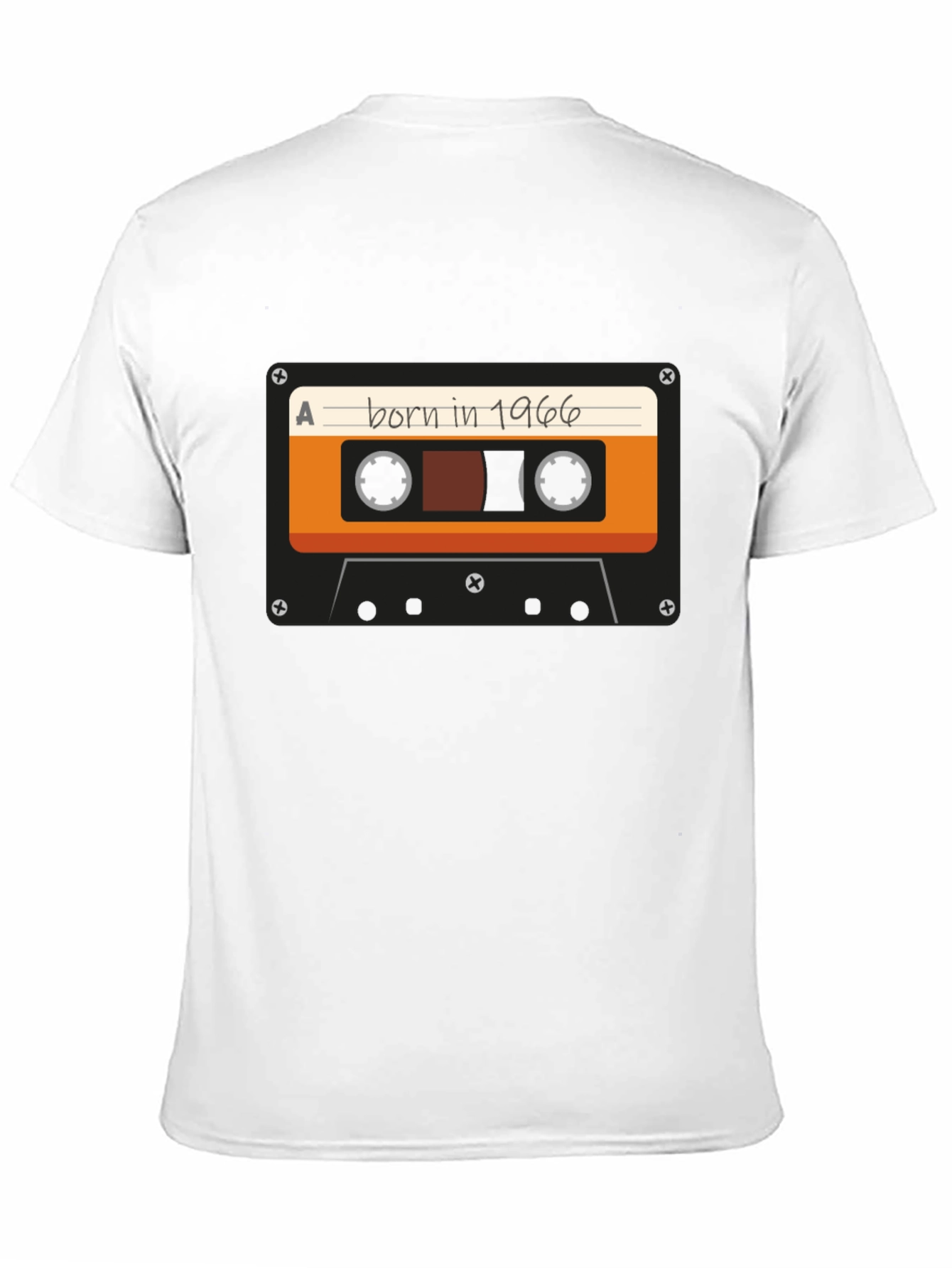 Born in 1966 Cassette Tape Graphic T-Shirt