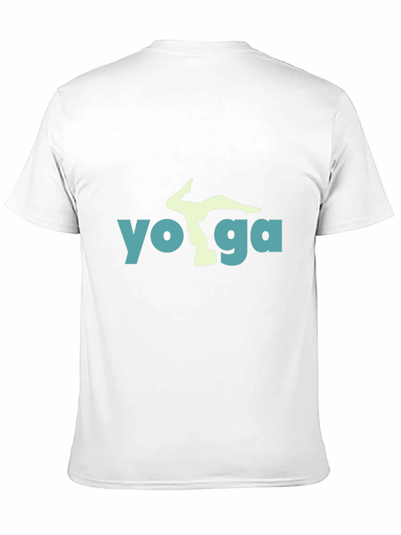 Yoga Pose Graphic Tee - Black Cotton Blend Shirt