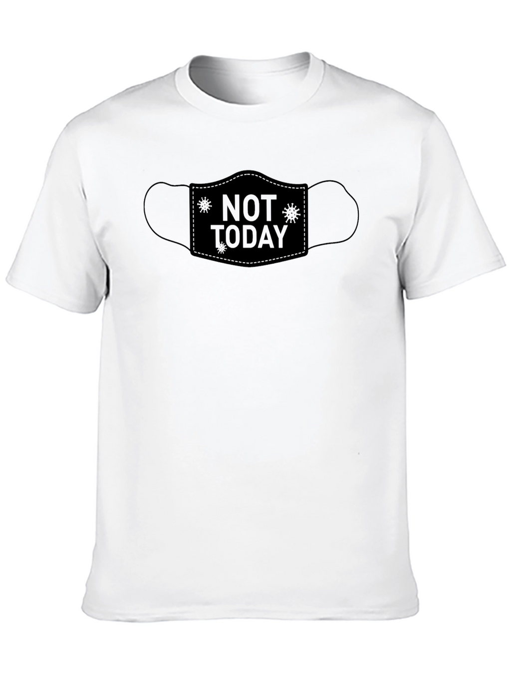 Not Today Graphic T-Shirt - Black Cotton Tee