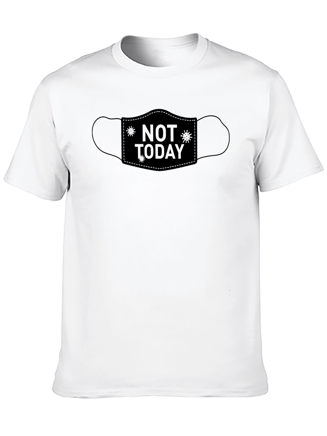 Not Today Graphic T-Shirt - Black Cotton Tee