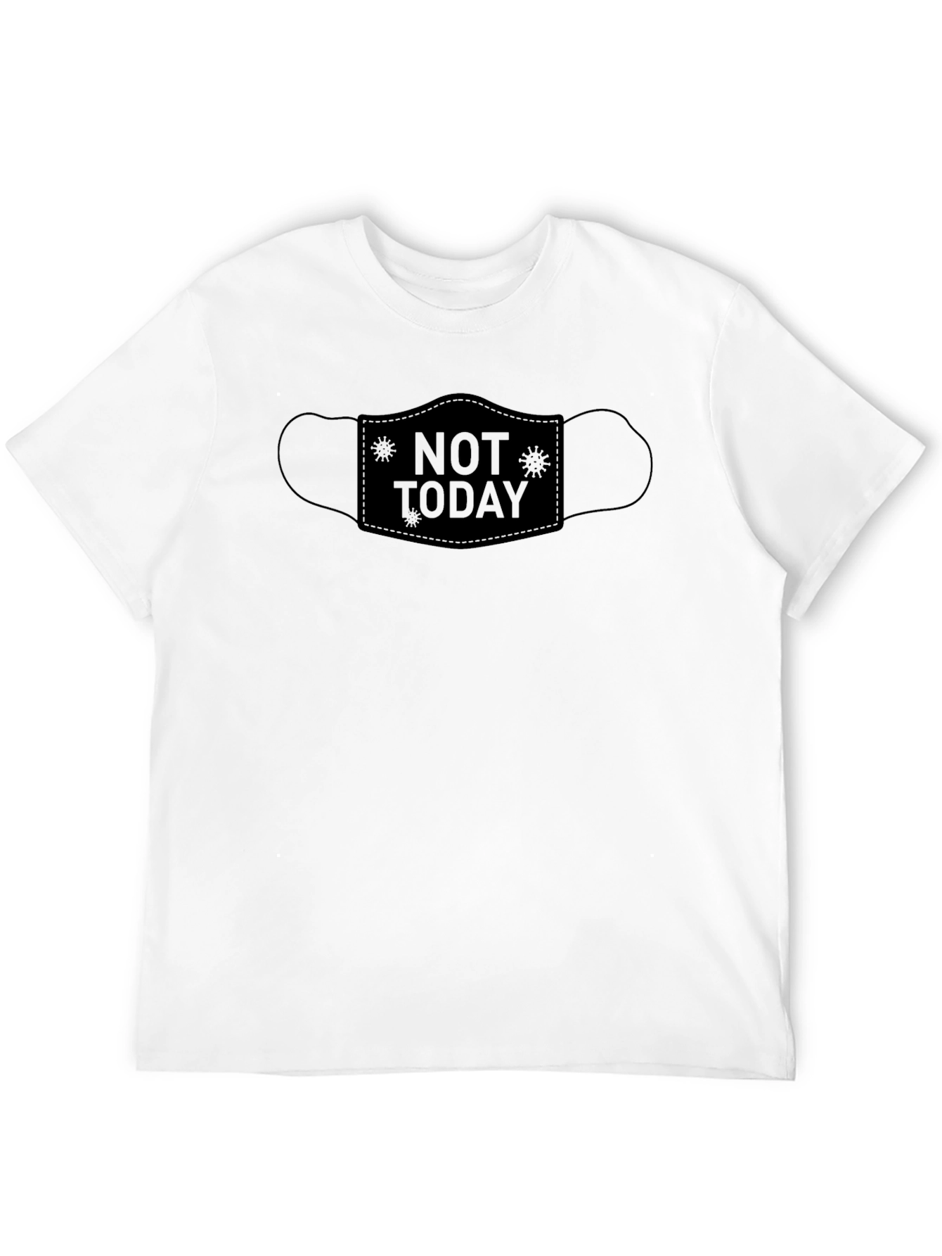 Not Today Graphic T-Shirt - Black Cotton Tee