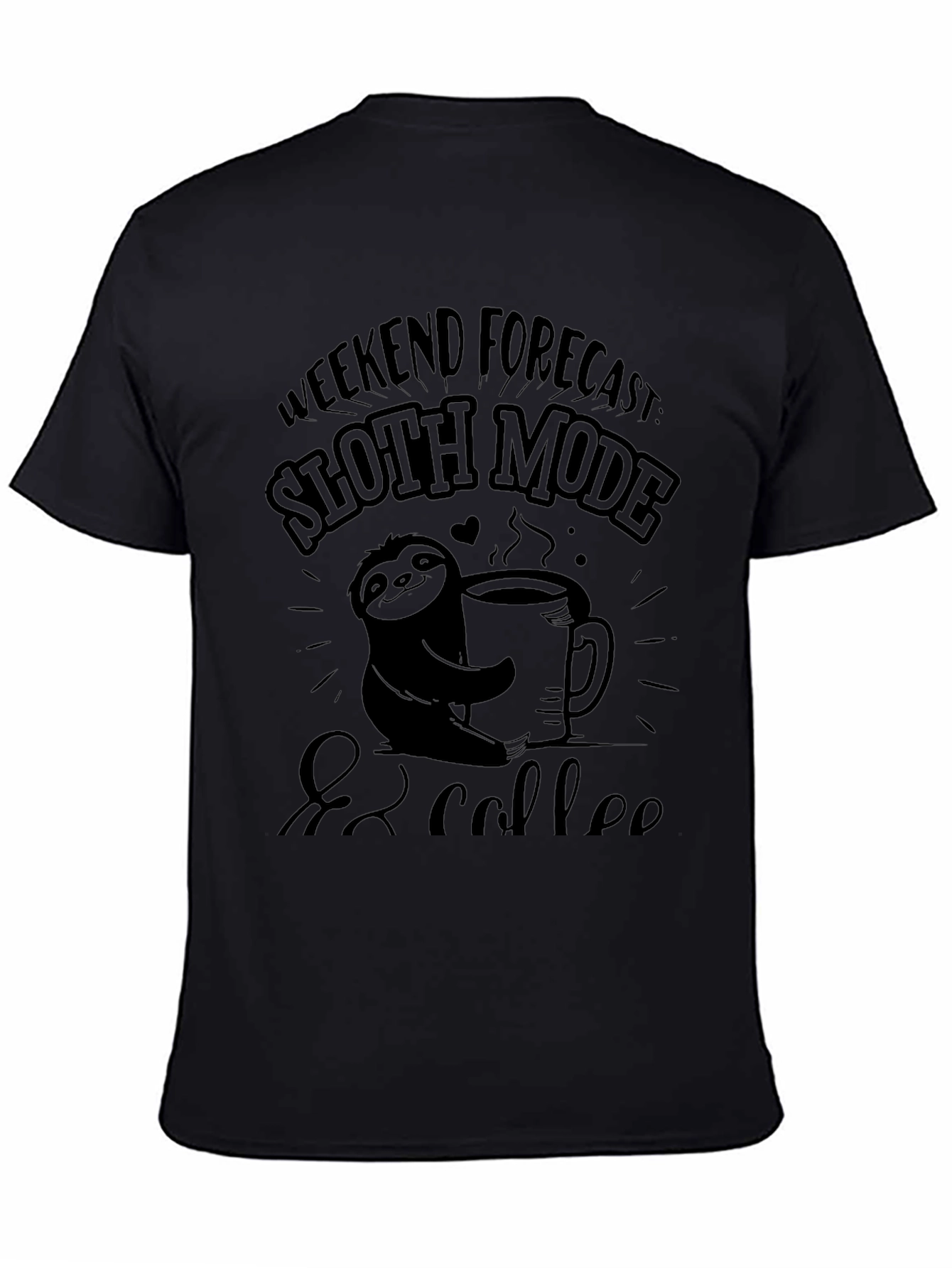 Sloth Mode & Coffee Graphic Tee