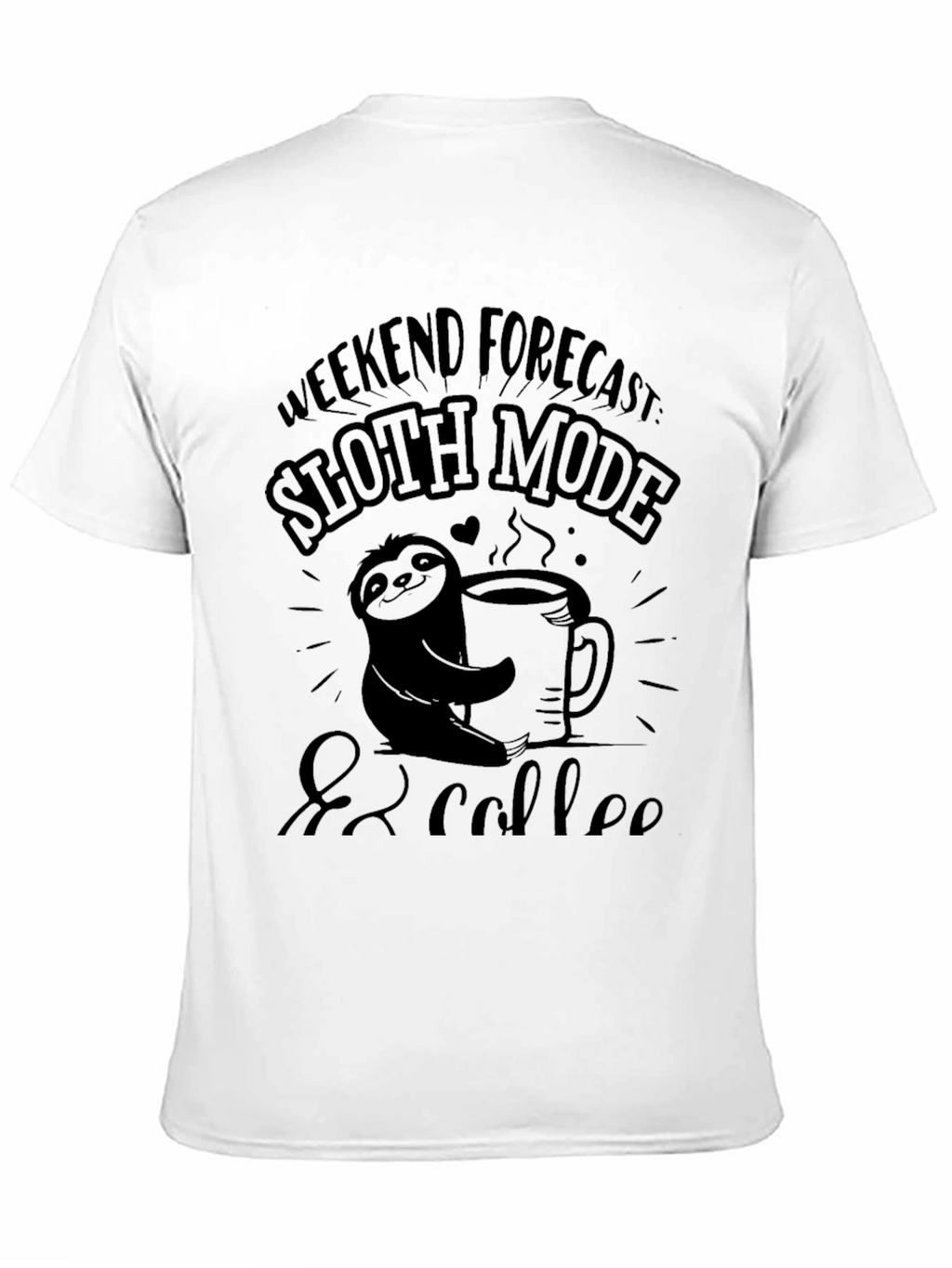 Sloth Mode & Coffee Graphic Tee