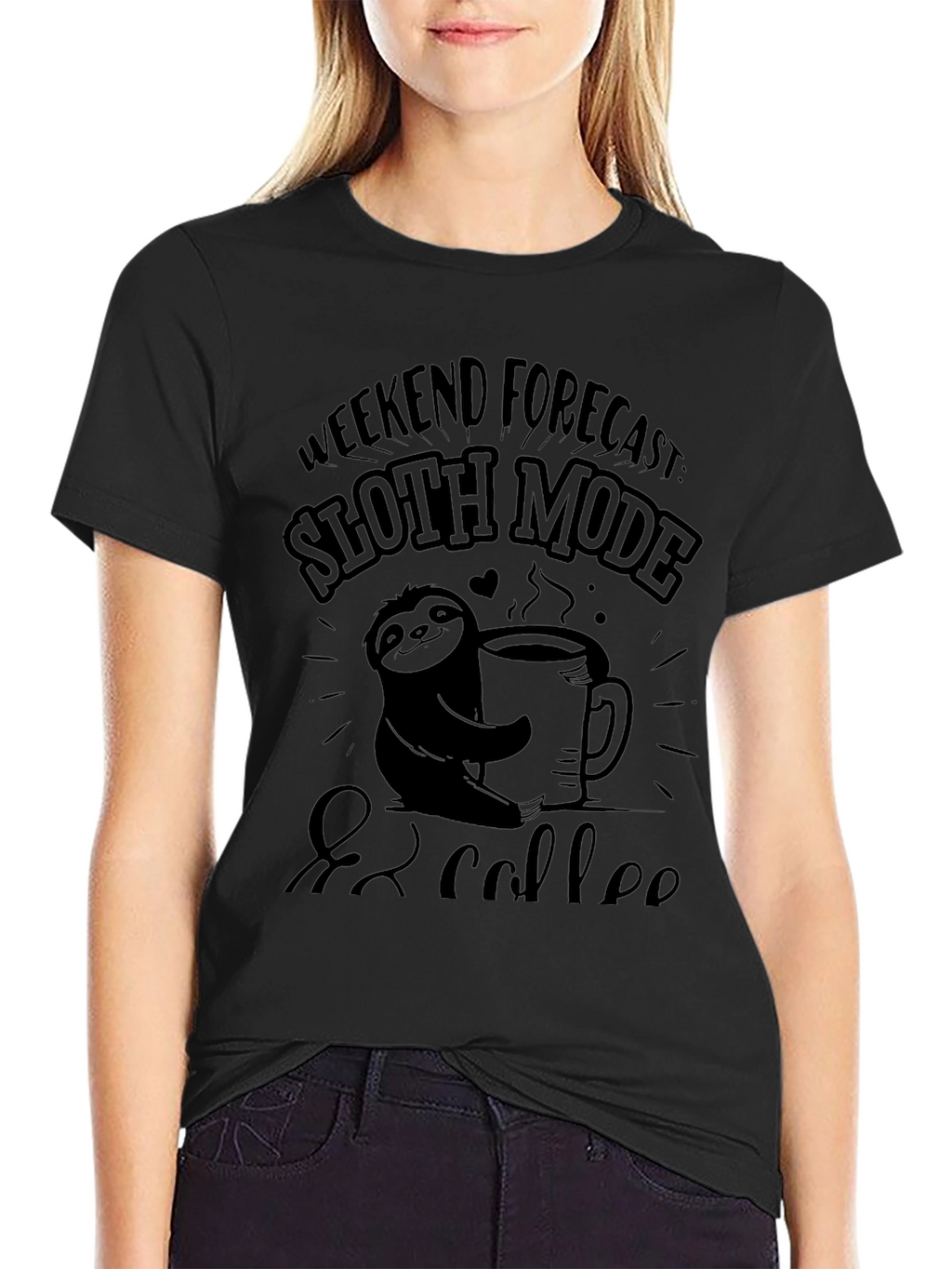 Sloth Mode & Coffee Graphic Tee