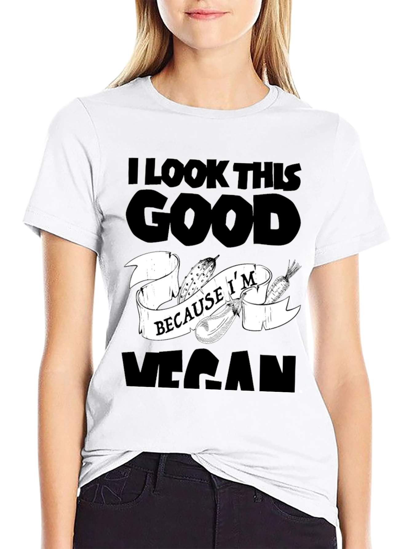 I Look This Good Vegan T-Shirt