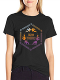 Snowboarder Graphic Tee - Black Cotton Blend