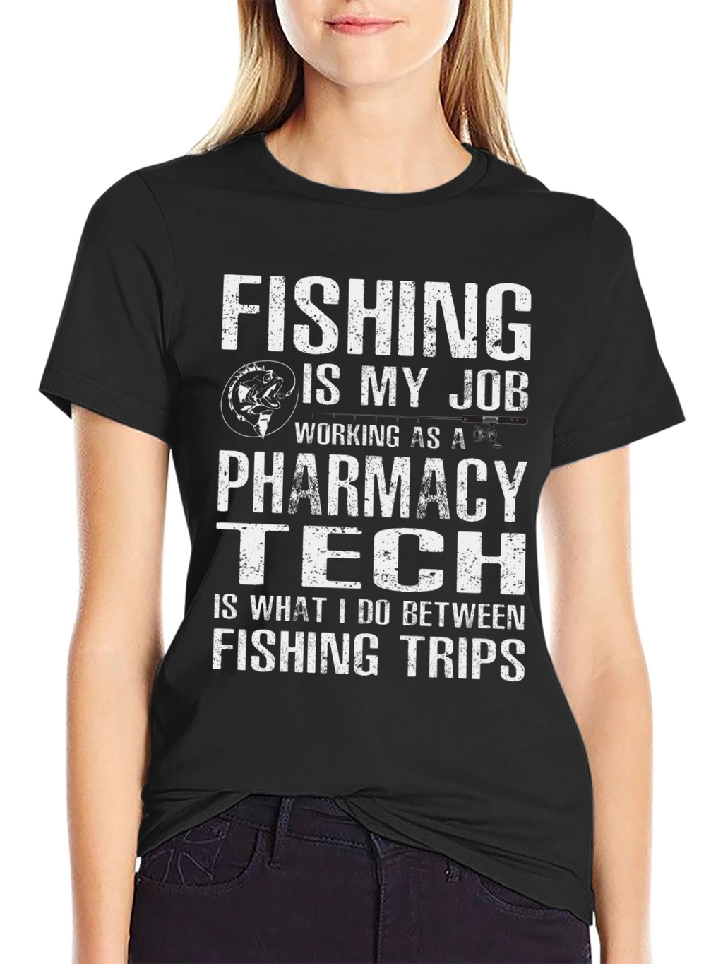 Fishing Pharmacy Tech T-Shirt