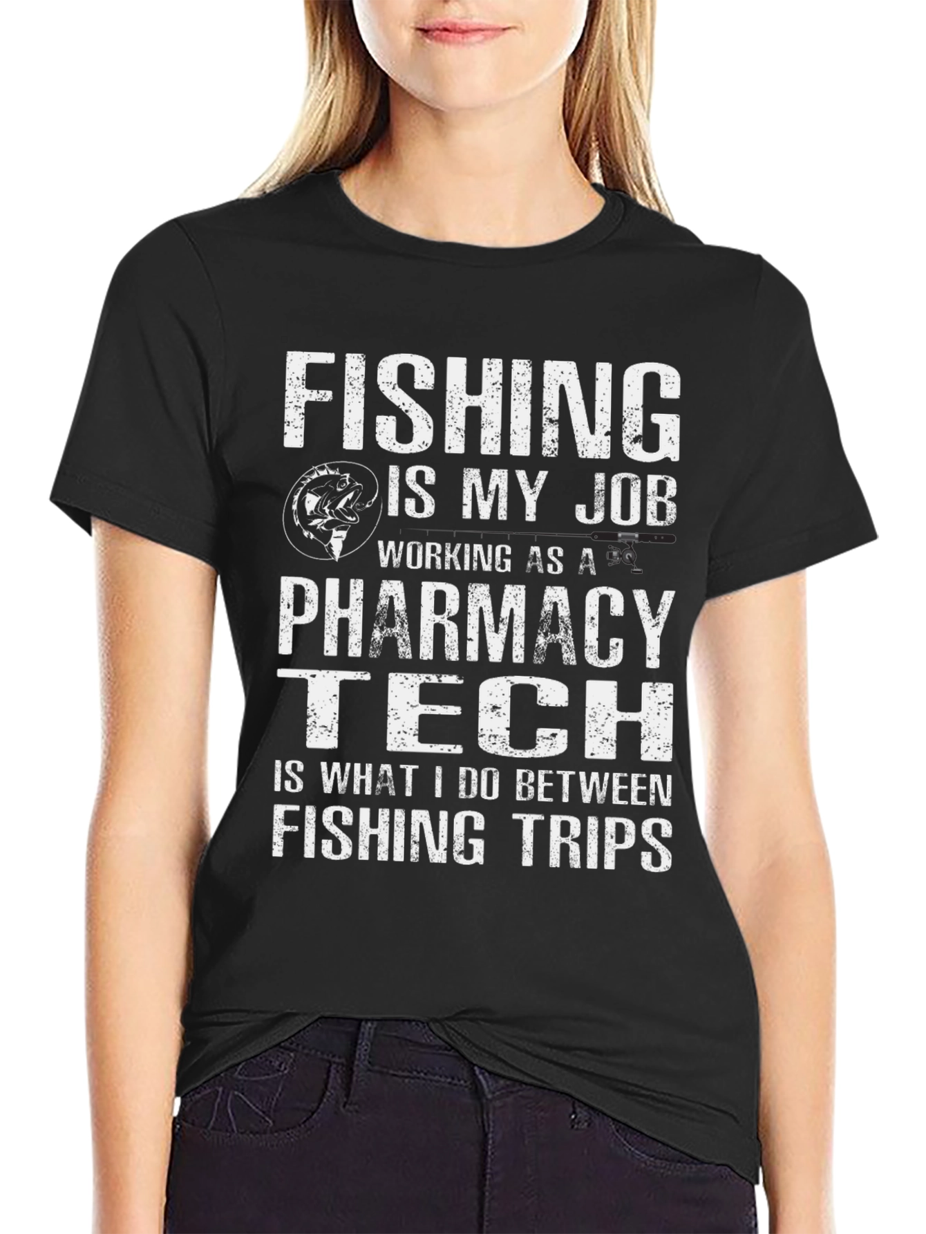 Fishing Pharmacy Tech T-Shirt