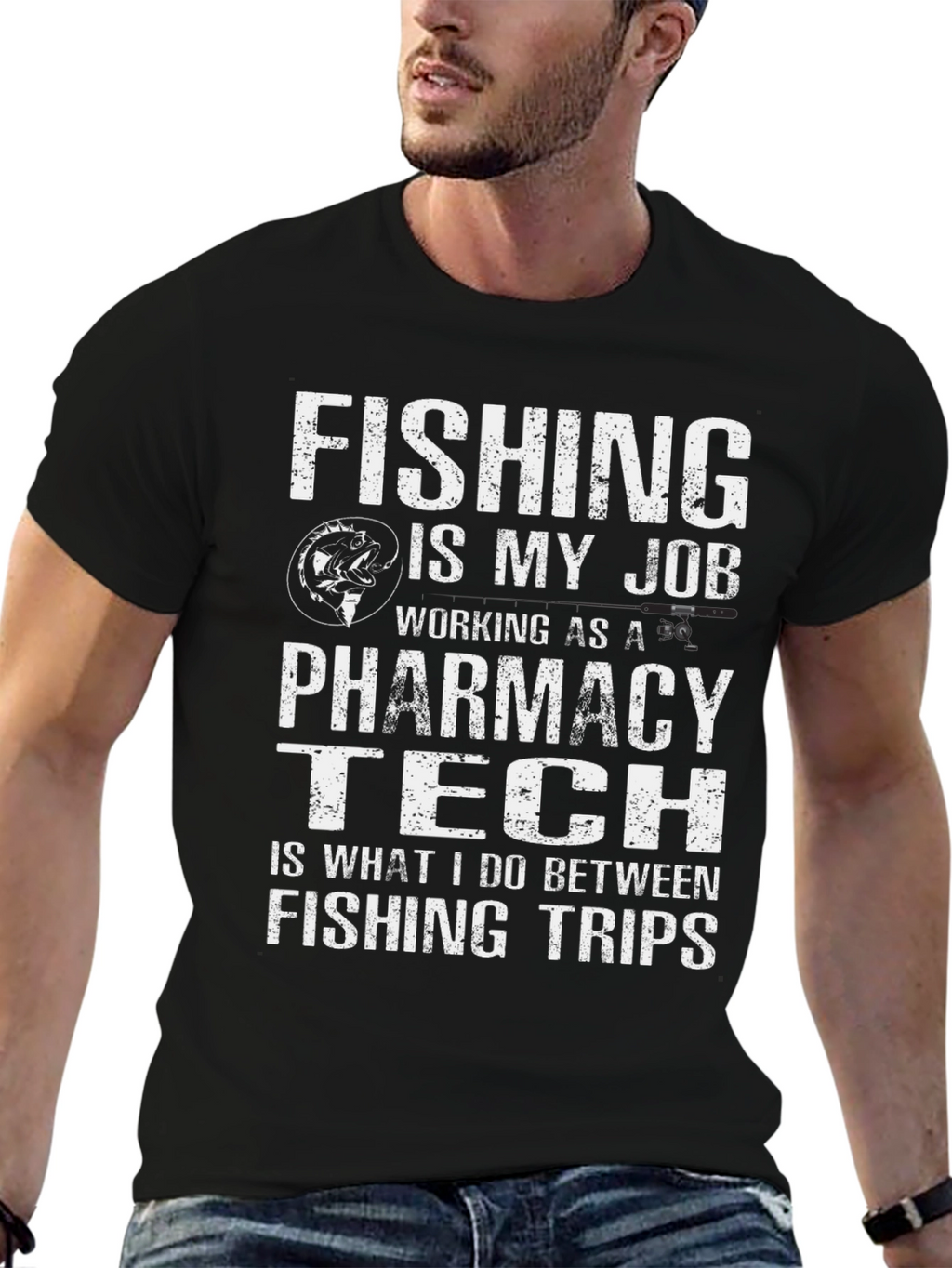 Fishing Pharmacy Tech T-Shirt