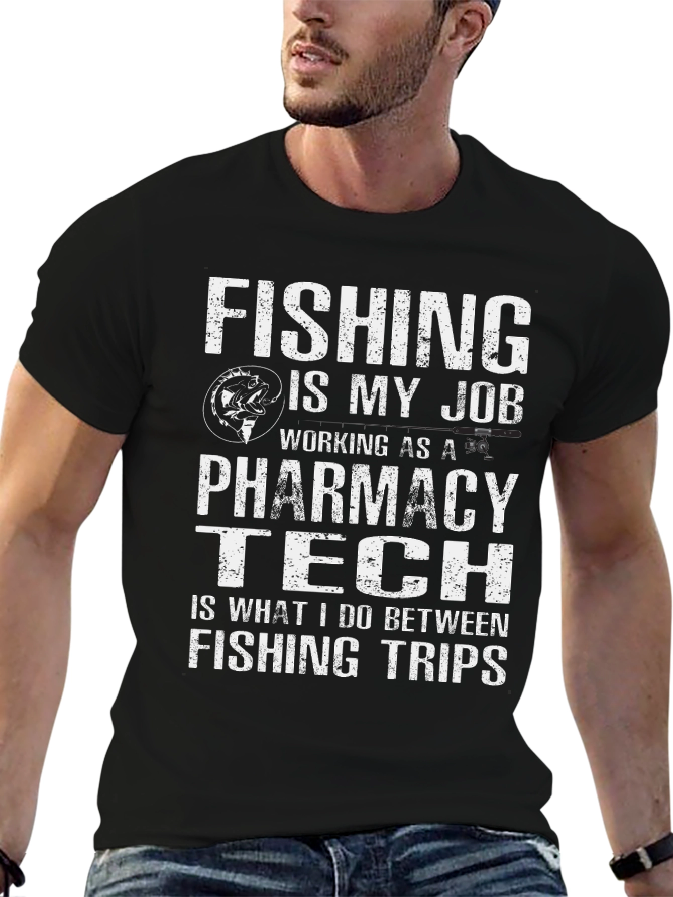Fishing Pharmacy Tech T-Shirt