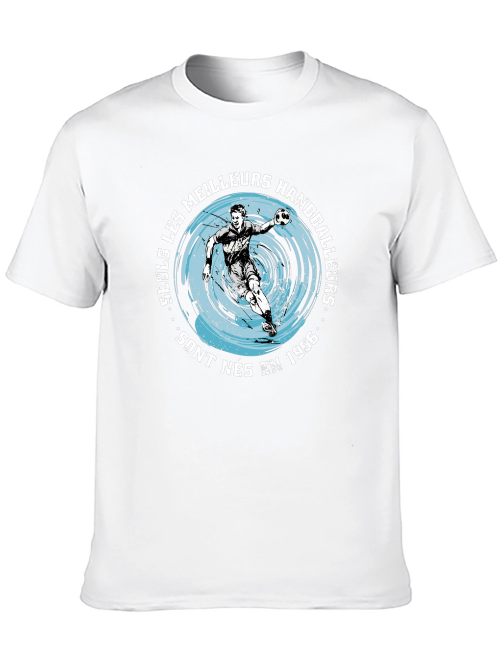Handball Player Graphic T-Shirt - Born in 1966